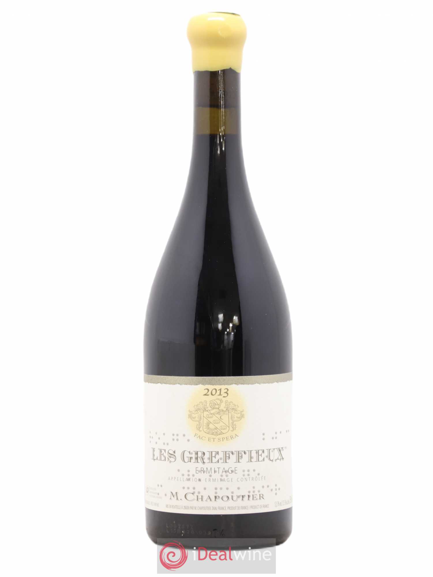 Hermitage Ermitage Les Greffieux Chapoutier 2013 - Lot de 1 bouteille - 0