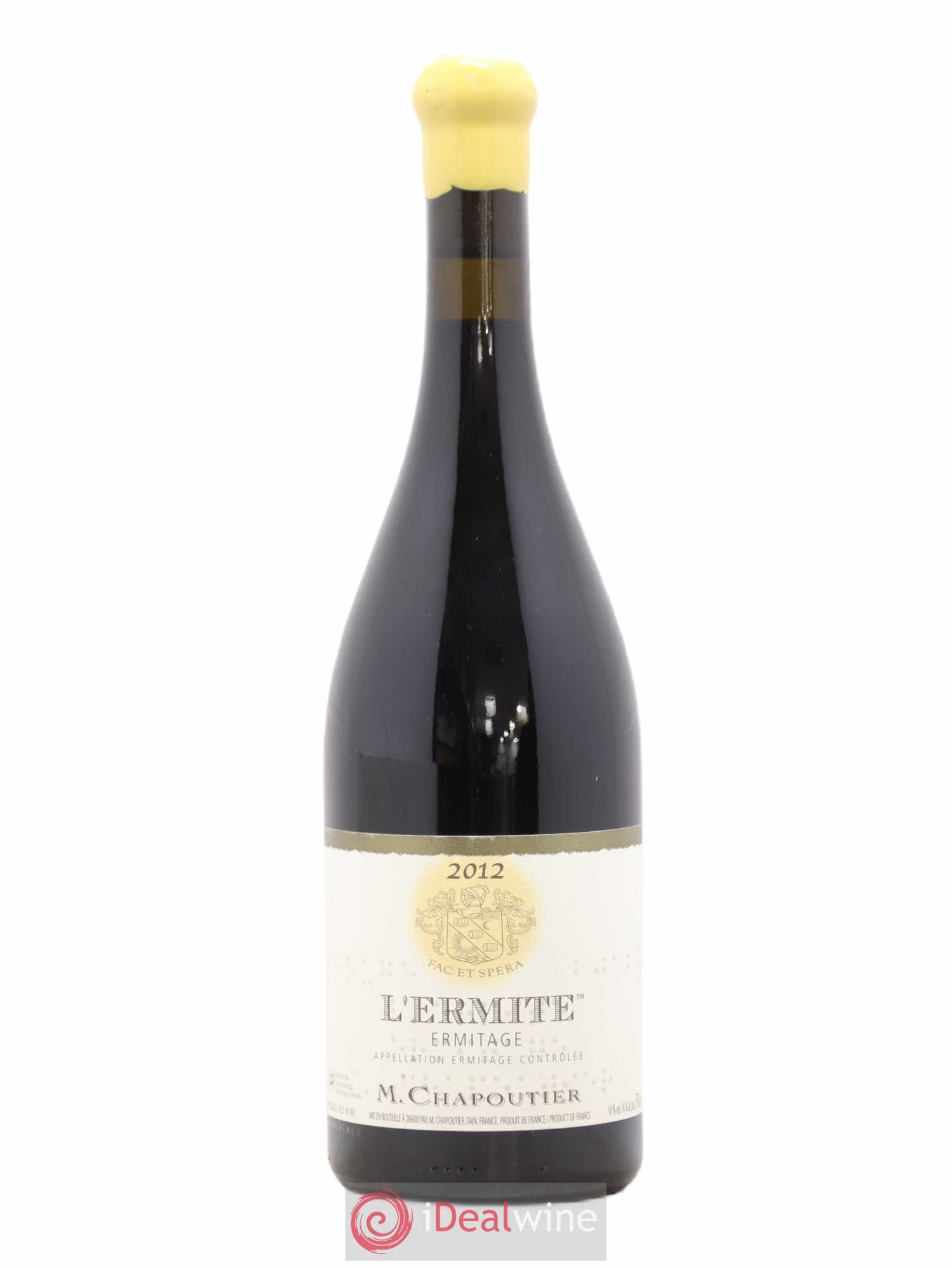 Hermitage Ermitage l'Ermite Chapoutier 2012 - Lot de 1 bouteille - 0