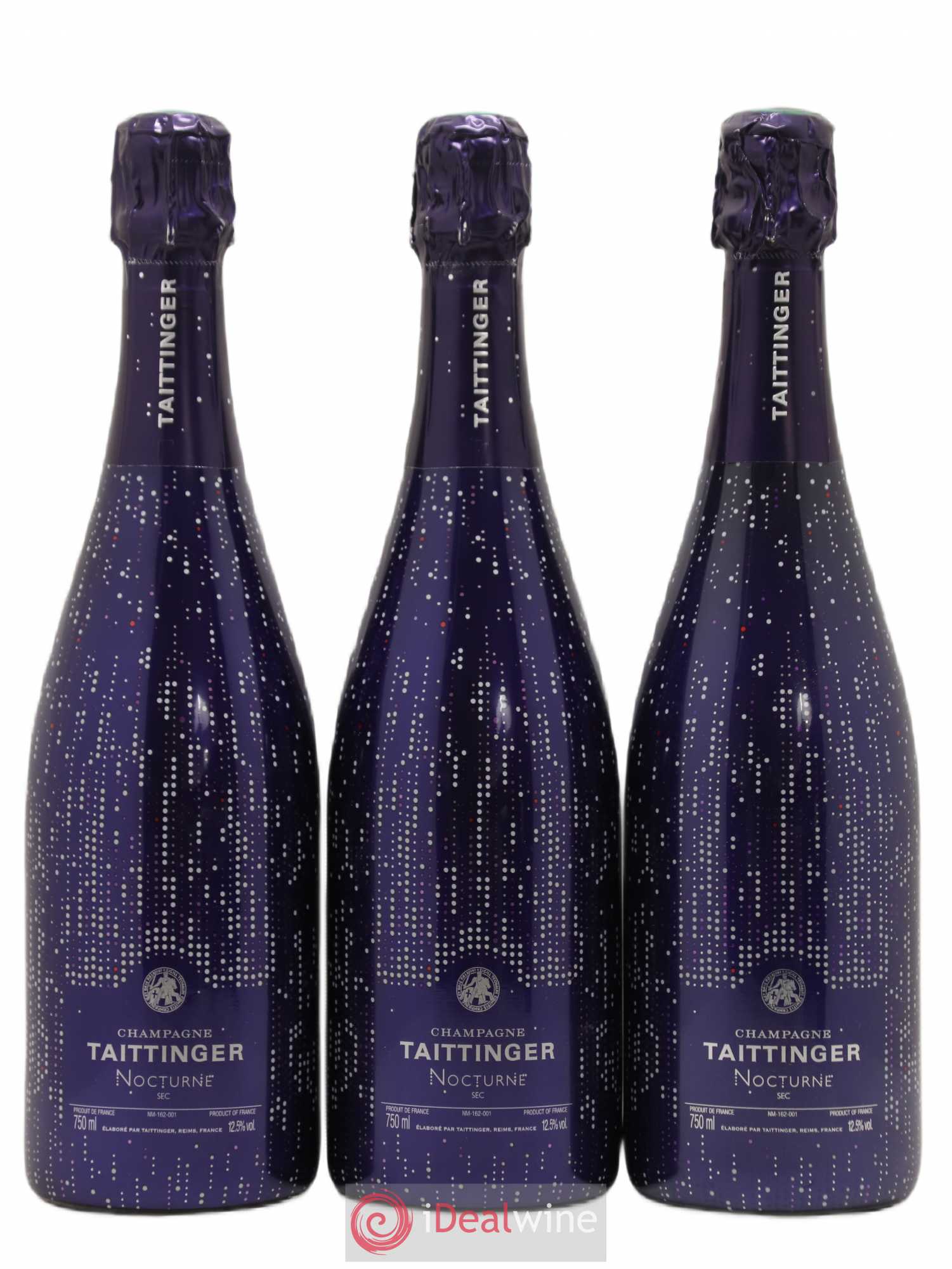 Champagne Cuvée Nocturne Taittinger (sans prix de réserve) - Posten von 3 Flaschen - 0