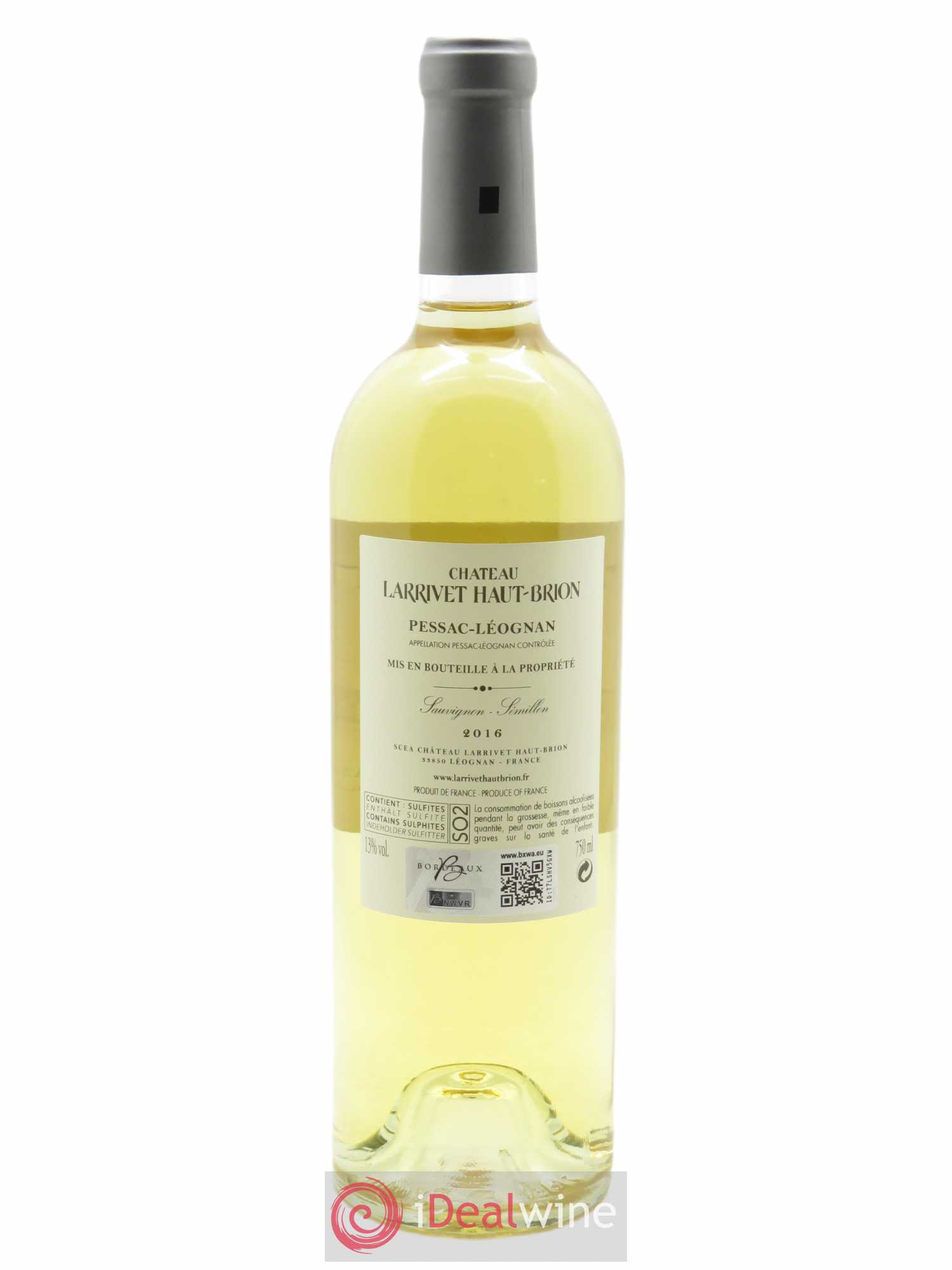 Château Larrivet Haut-Brion (OWC if 6 bts) 2016 - Lot of 1 bottle - 1