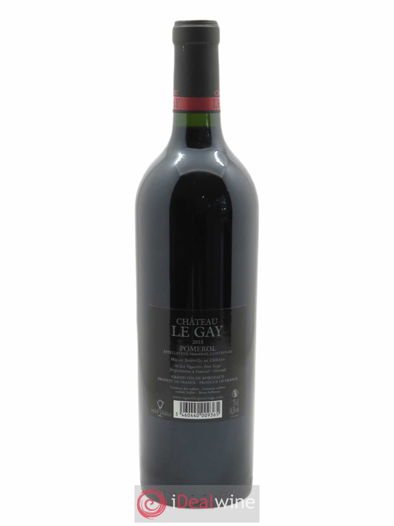 Château Le Gay (OWC if 12 bts) 2015 - Lot of 1 bottle - 1