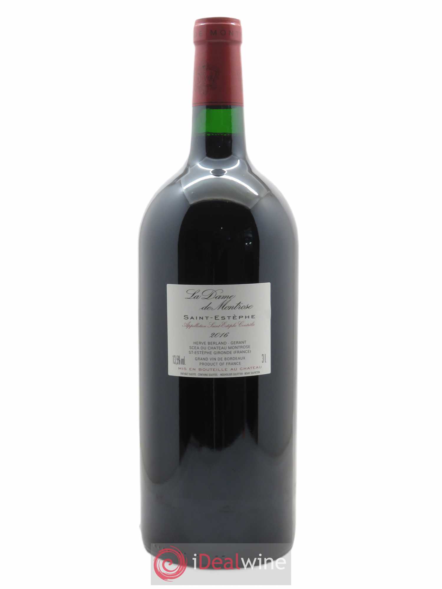 La Dame de Montrose Second Vin (CBO à partir de 1 bte) 2016 - Lot de 1 double magnum - 1