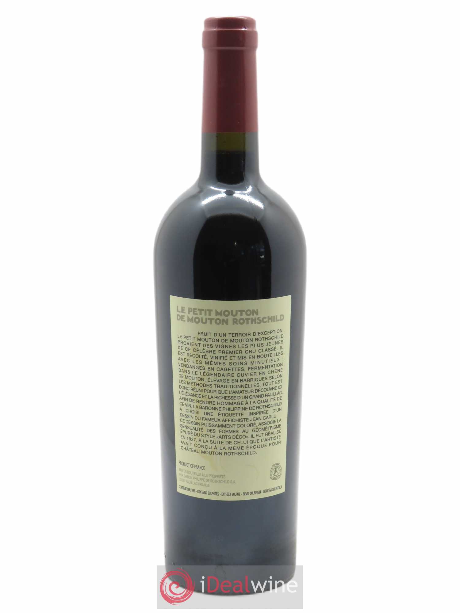 Petit Mouton Second Vin (CBO à partir de 6 bts) 2015 - Lot de 1 bouteille - 1