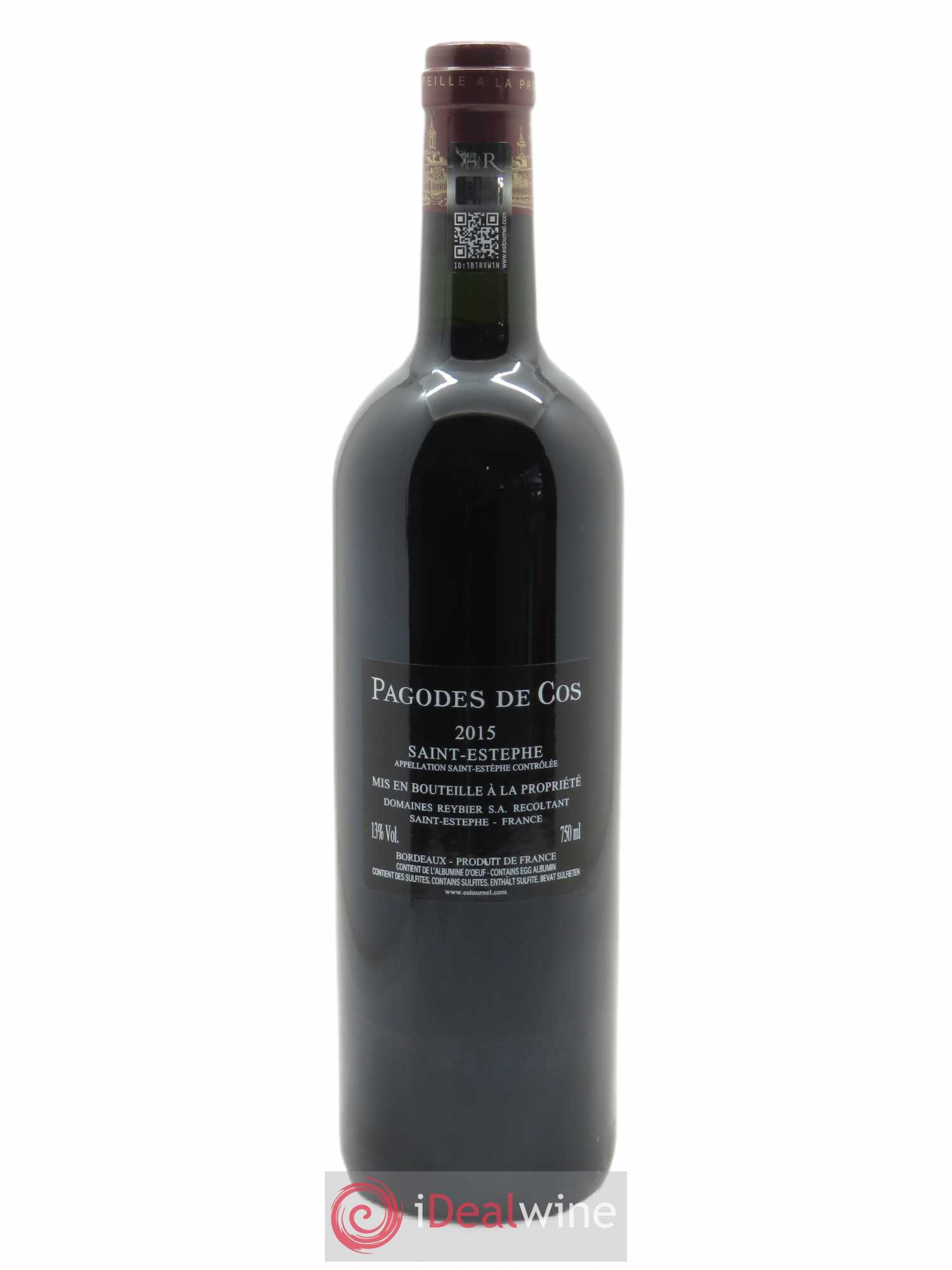 Les Pagodes de Cos Second Vin (CBO à partir de 12 bts) 2015 - Lot de 1 bouteille - 1