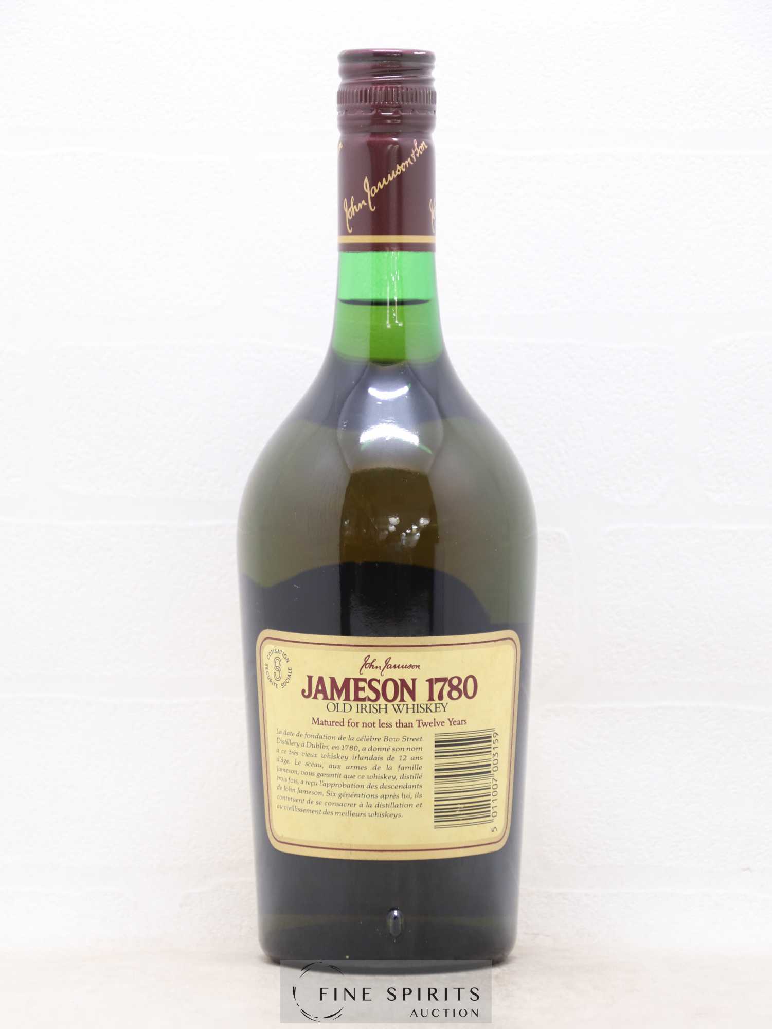 Jameson 12 years Of. 1780 Simon Frères Import Speciale Reserve - Lot de 1 bouteille - 1