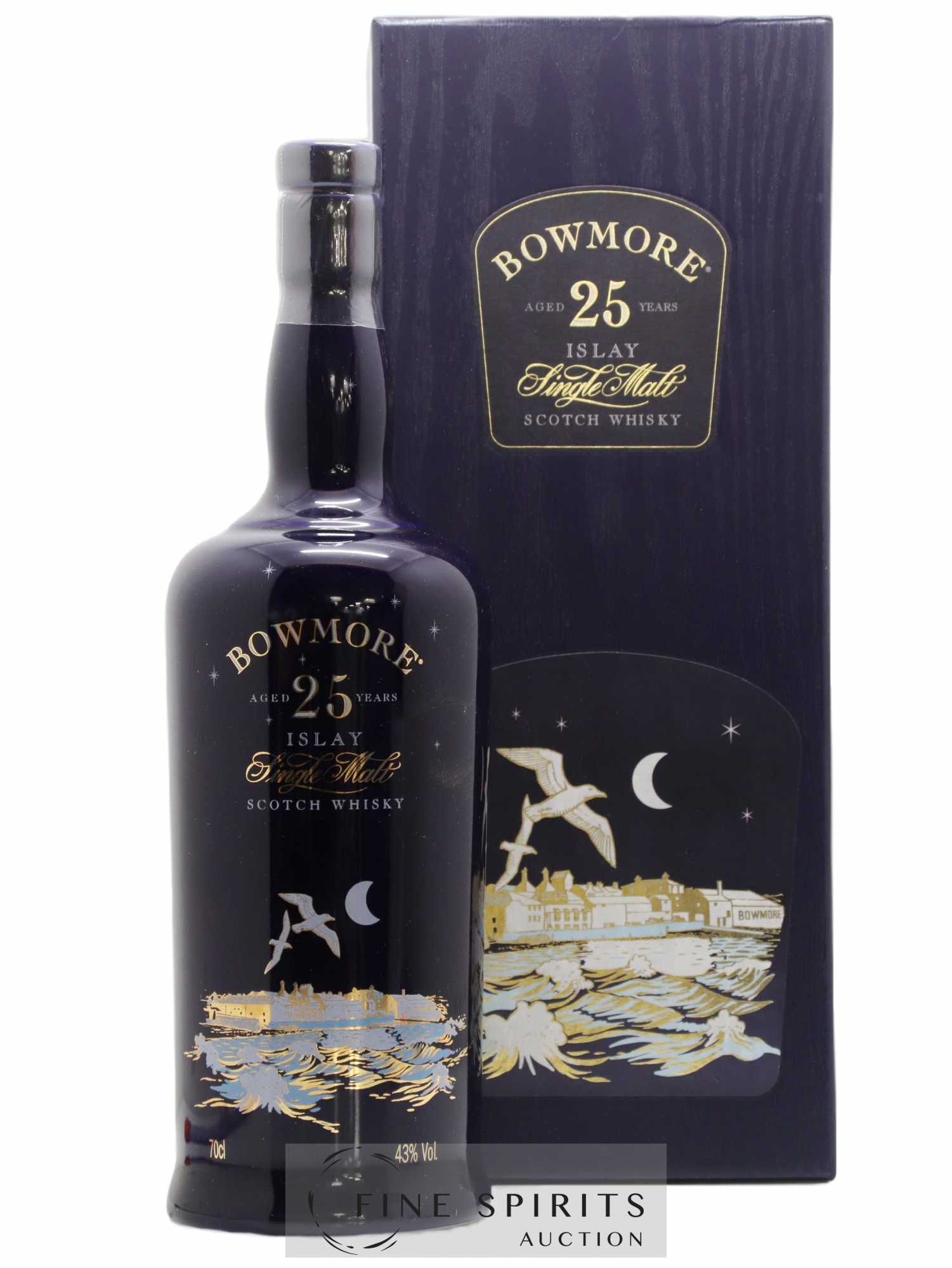 Bowmore 25 years Of. Blue Ceramic bottle - Lot de 1 bouteille - 0