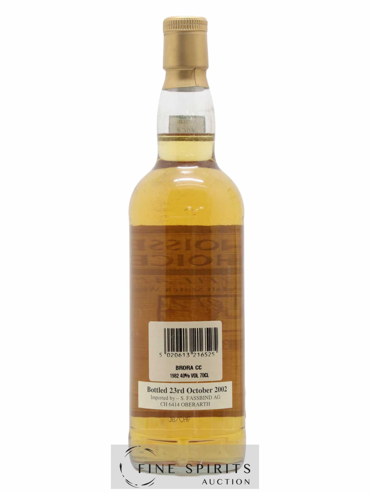 Brora 1982 Gordon & MacPhail bottled 2002 Connoisseurs Choice - Lot de 1 bouteille - 2