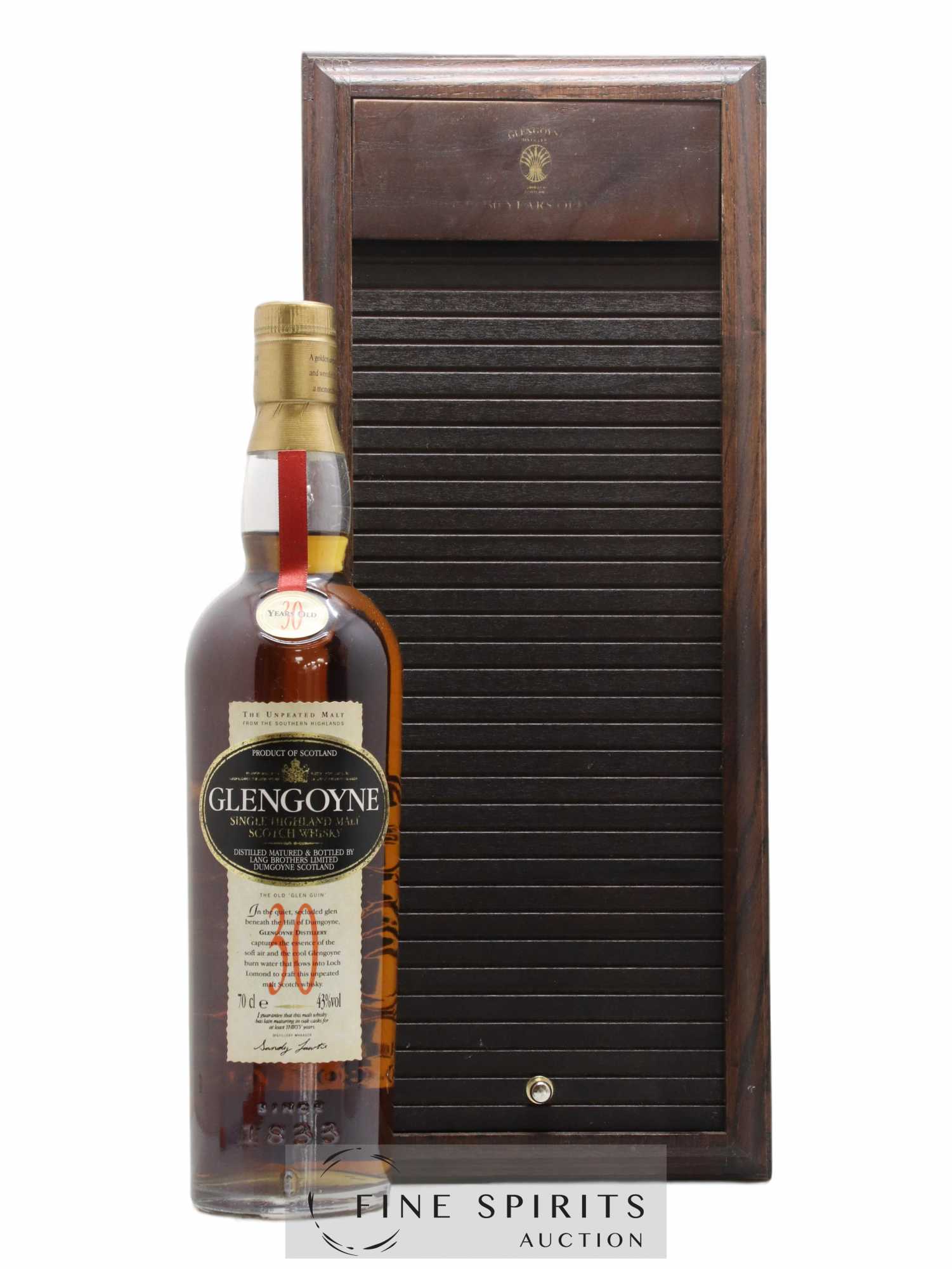 Glengoyne 30 years Of. - Lot de 1 bouteille - 0