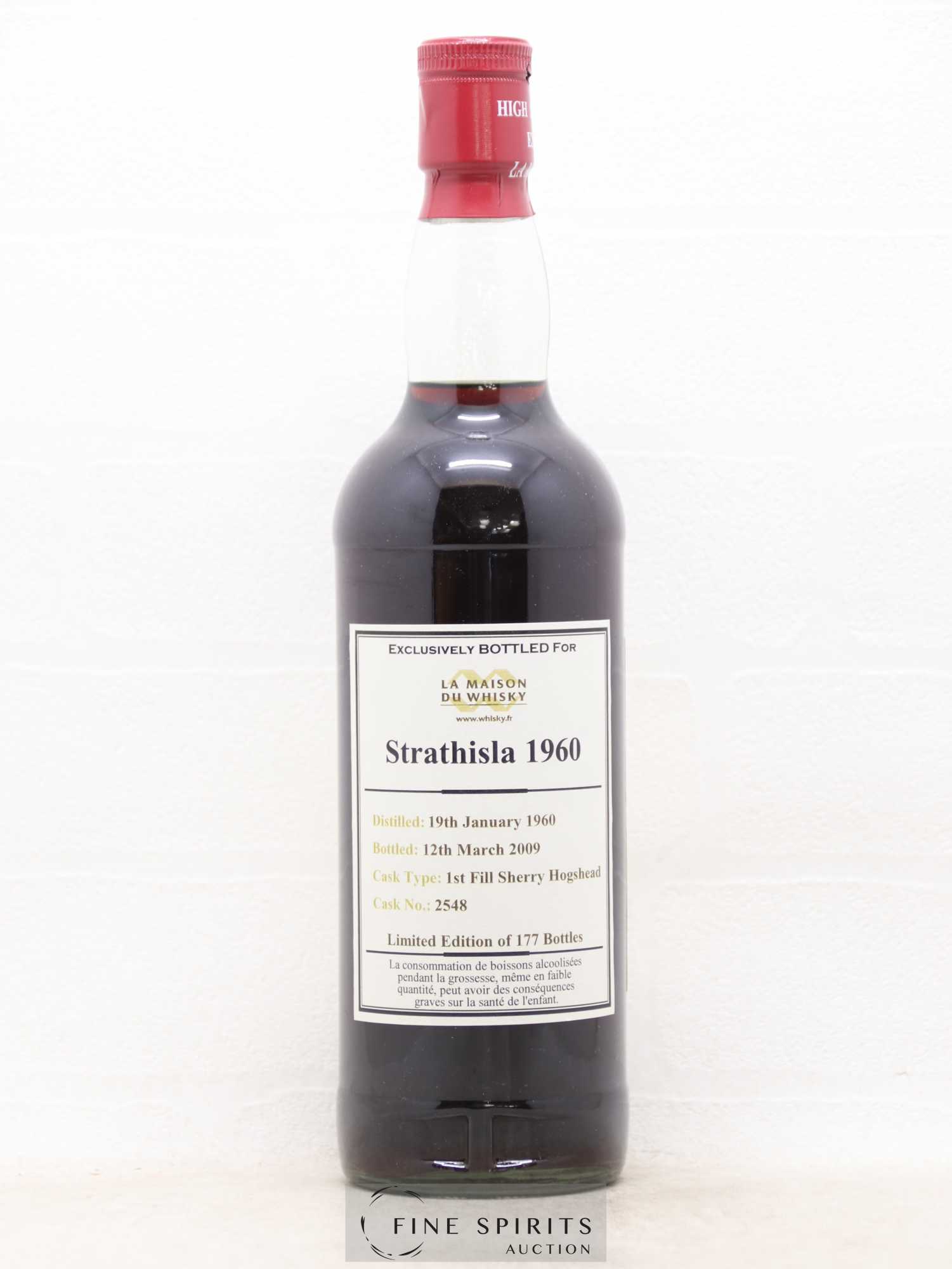 Strathisla 1960 Gordon & MacPhail Cask n°2548 Bottled 2009 - Posten von 1 Flasche - 1