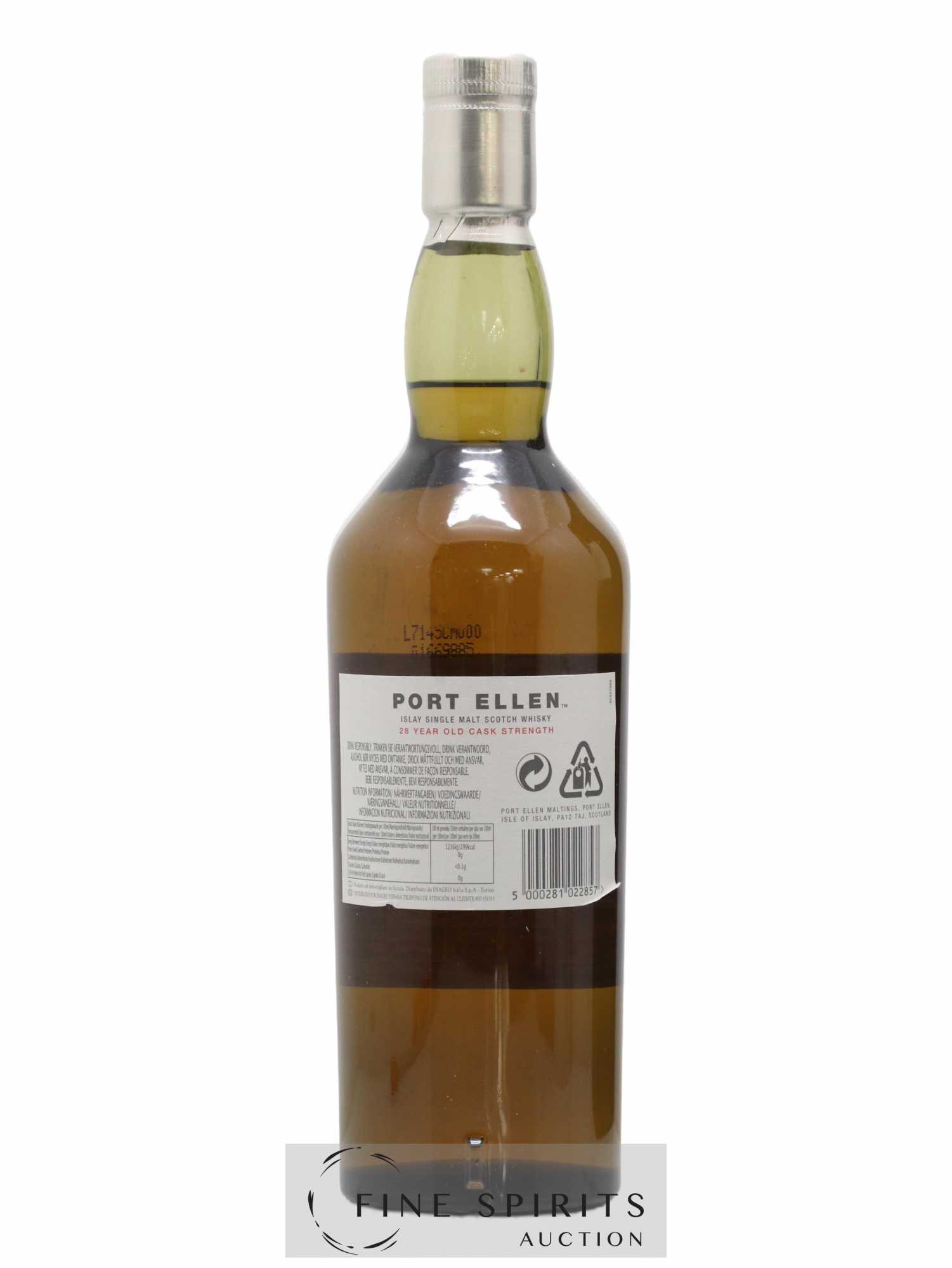 Port Ellen 28 years 1979 Of. 7th Release Natural Cask Strength - One of 5274 - bottled 2007 Limited Edition - Lot de 1 bouteille - 2