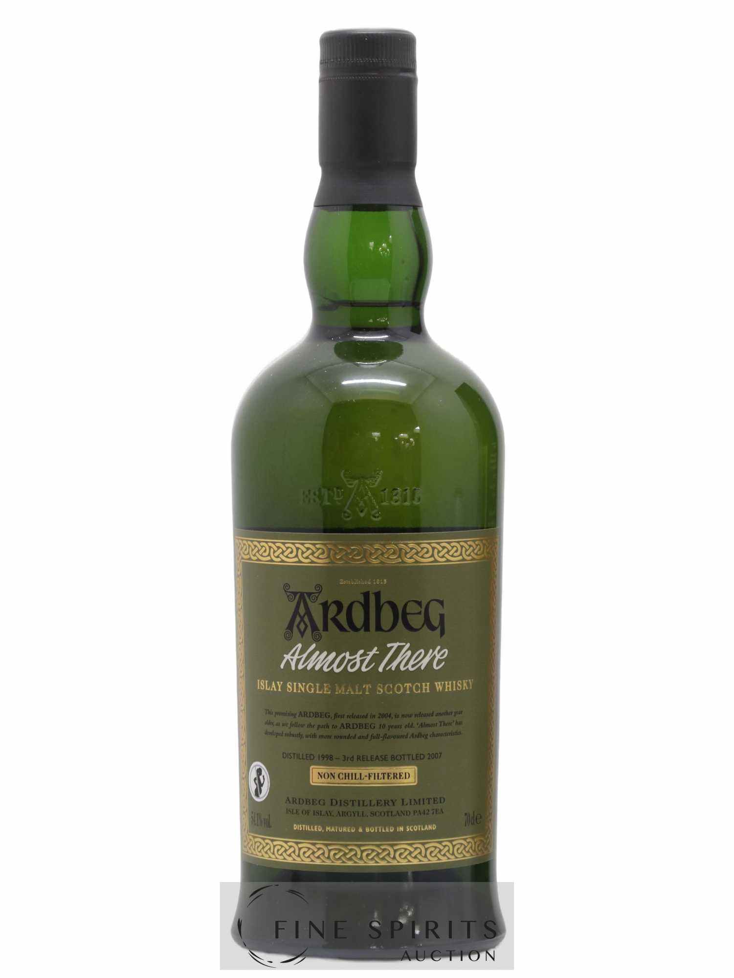Ardbeg 1998 Of. Almost There 3rd Release - Committee Approved - bottled 2007 - Posten von 1 Flasche - 1