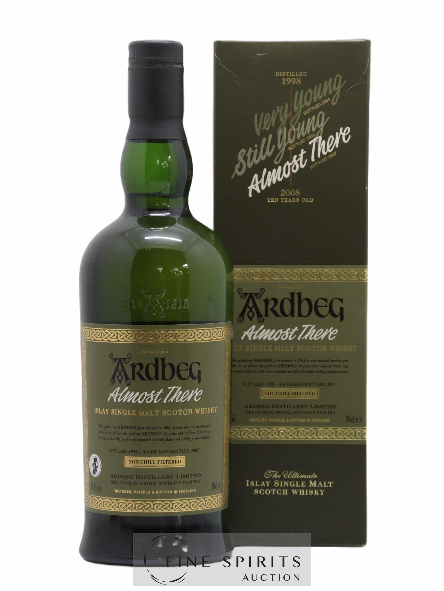 Ardbeg 1998 Of. Almost There 3rd Release - Committee Approved - bottled 2007 - Posten von 1 Flasche - 0