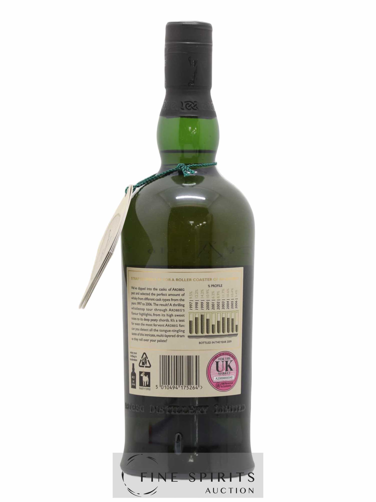 Ardbeg Of. Rollercoaster bottled 2009 Exclusive Committee 10th Anniversary - Lot de 1 bouteille - 1
