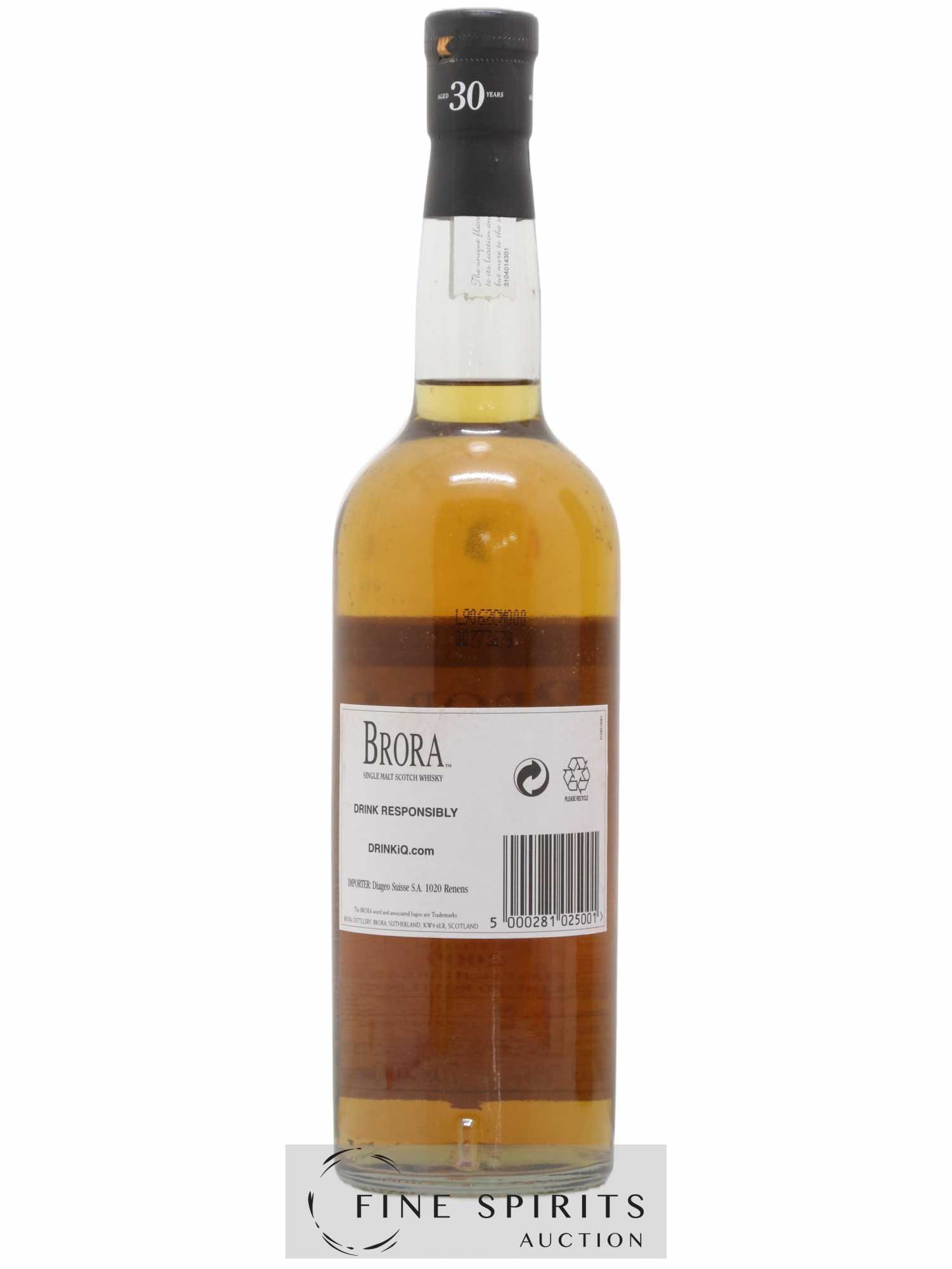 Brora 30 years Of. One of 2652 - bottled 2009 Limited Bottling - Lot de 1 bouteille - 2