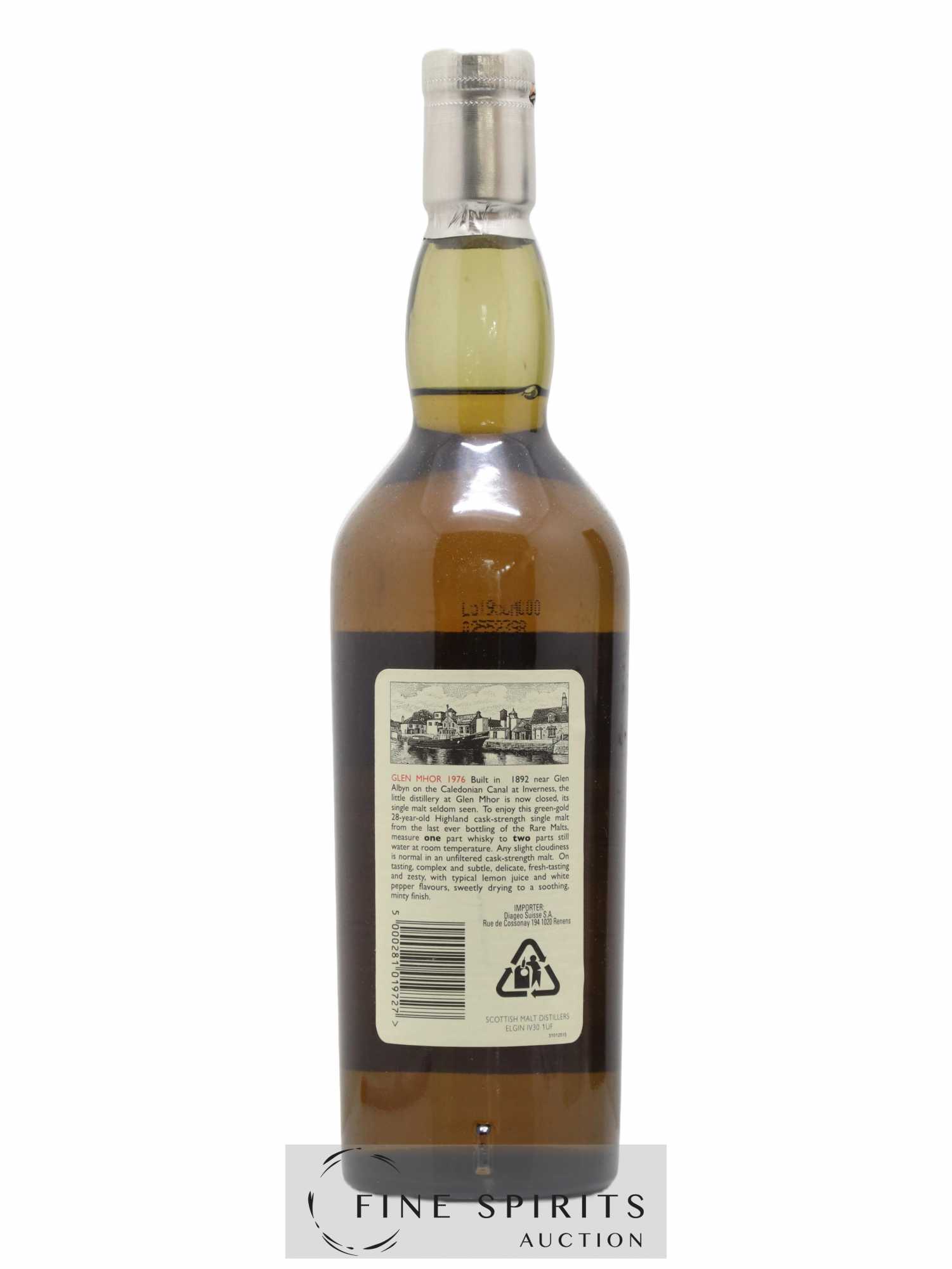 Glen Mhor 28 years 1976 Of. Rare Malts Selection Natural Cask Strengh - bottled 2005 Limited Edition - Lot de 1 bouteille - 2