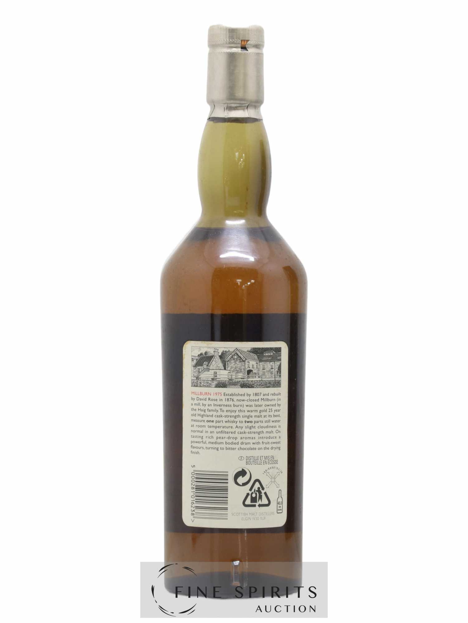 Millburn 25 years 1975 Of. Rare Malts Selection Natural Cask Strengh - bottled 2001 Limited Edition - Lot de 1 bouteille - 2