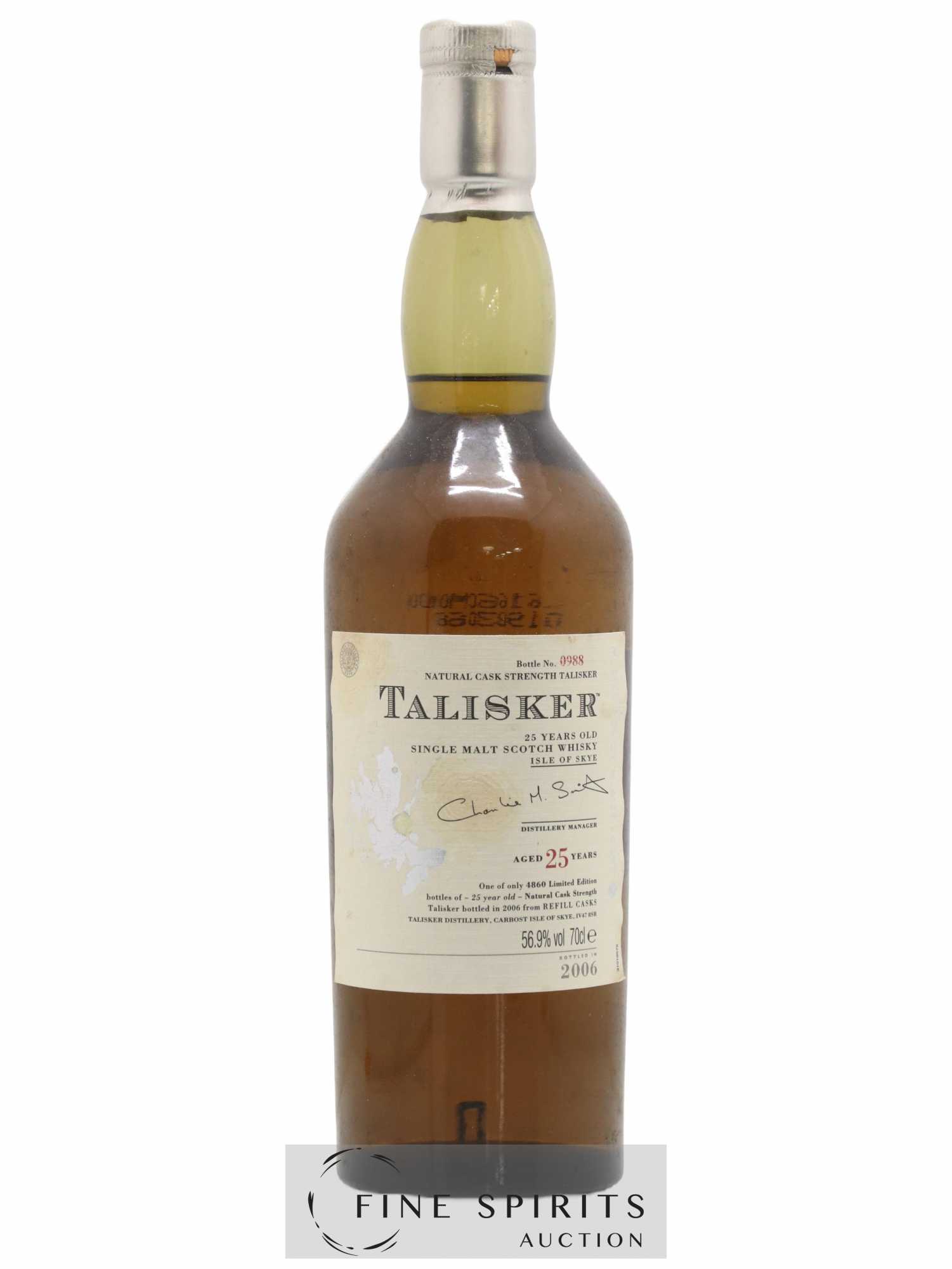 Talisker 25 years Of. One of 4860 - bottled 2006 - Lot de 1 bouteille - 0