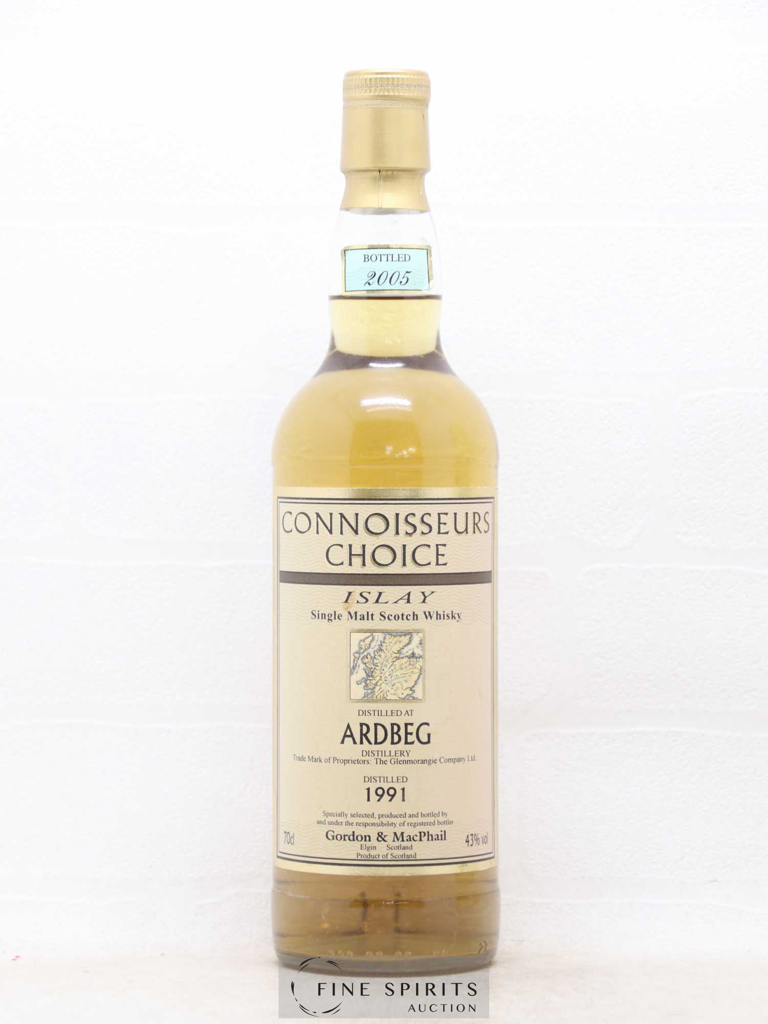 Ardbeg 1991 Gordon & MacPhail Refill Sherry Butts - bottled 2005 Connoisseurs Choice - Lot de 1 bouteille - 1