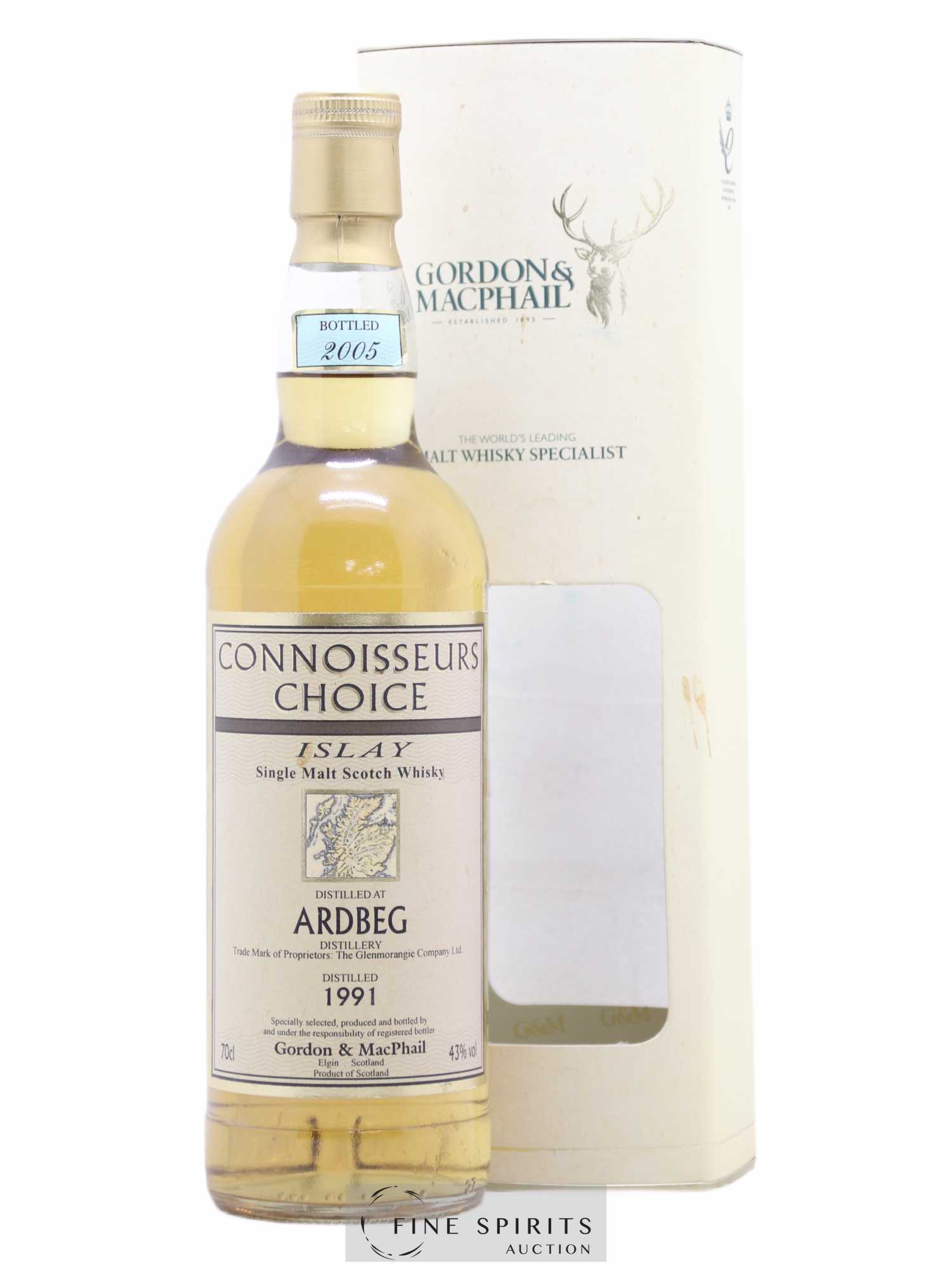 Ardbeg 1991 Gordon & MacPhail Refill Sherry Butts - bottled 2005 Connoisseurs Choice - Lot de 1 bouteille - 0