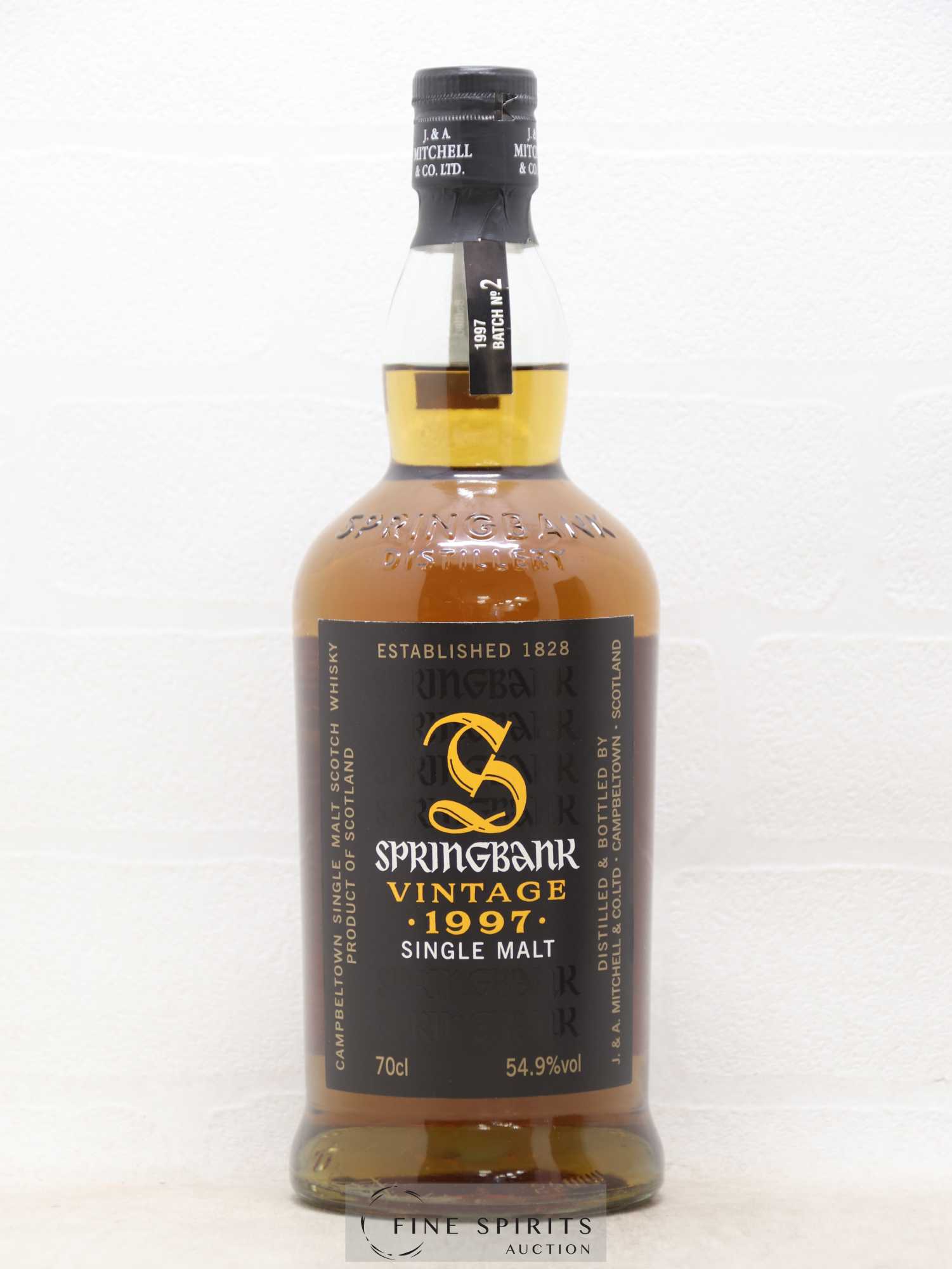 Springbank 1997 Of. Vintage Batch n°2 - bottled 2008 - Lot de 1 bouteille - 1