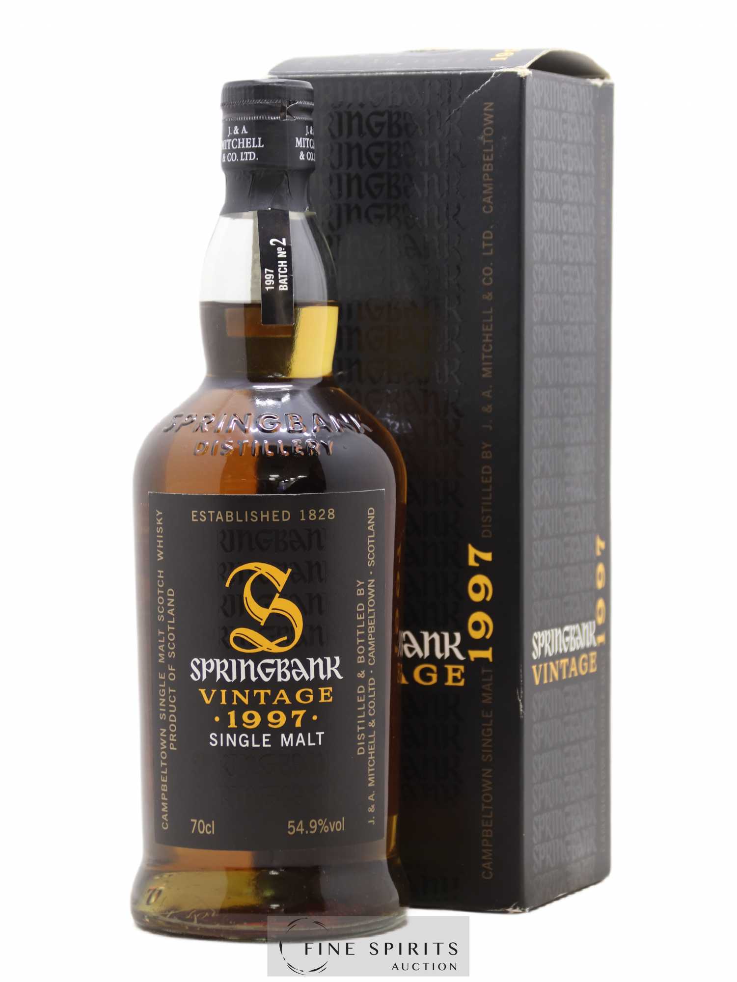 Springbank 1997 Of. Vintage Batch n°2 - bottled 2008 - Lot de 1 bouteille - 0
