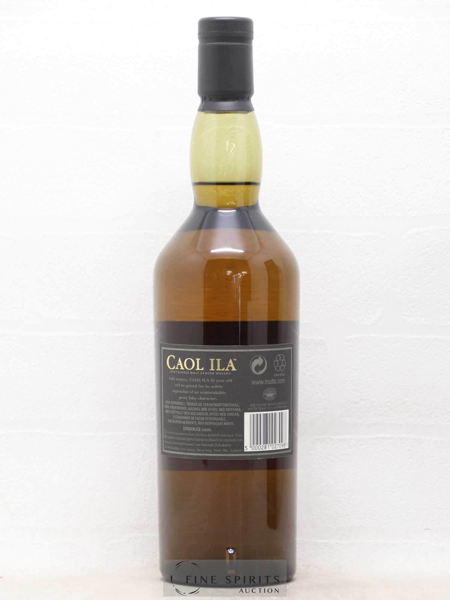Caol Ila 25 years Of. - Lotto di 1 bottiglia - 2
