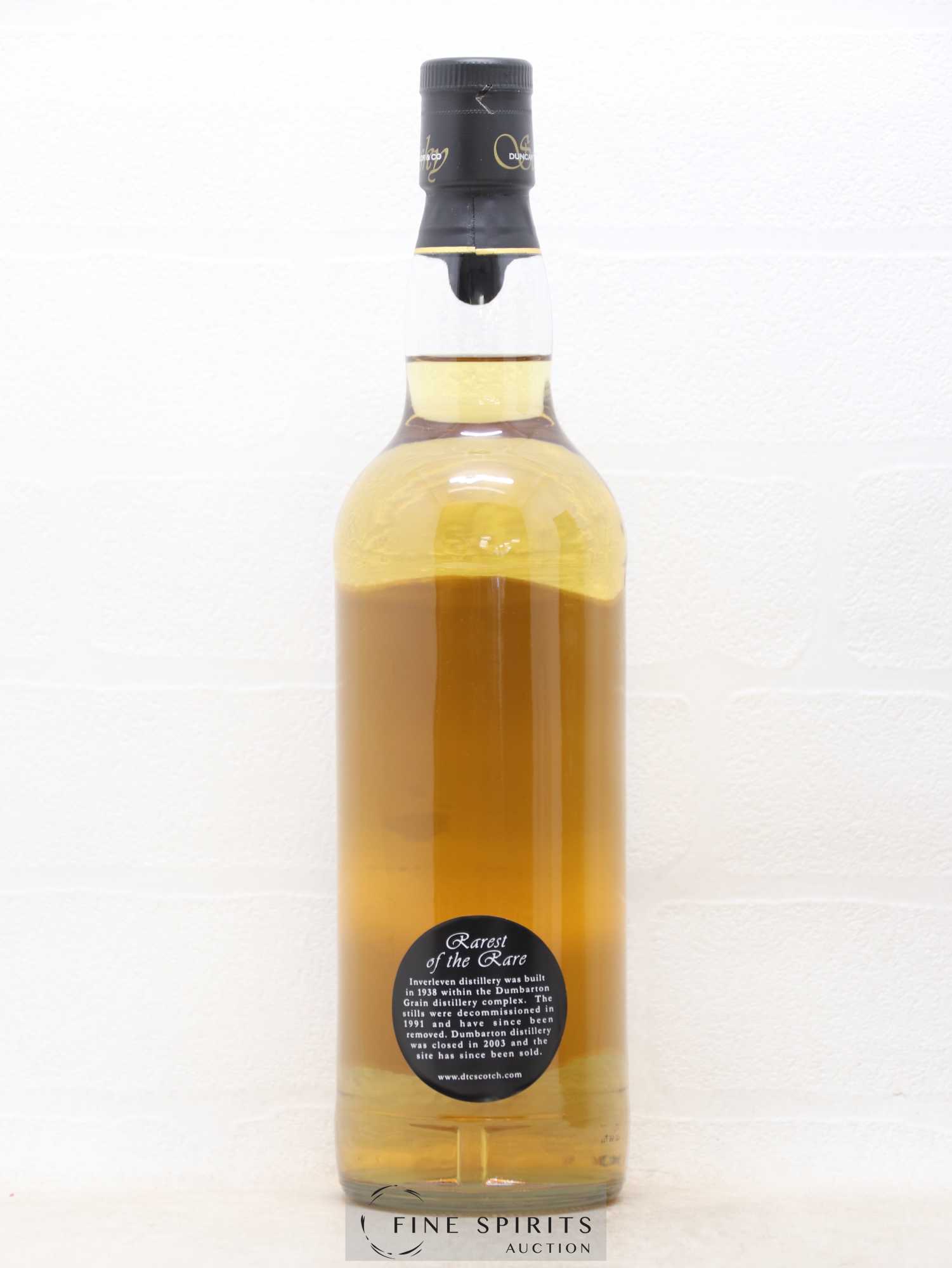 Inverleven 29 years 1978 Duncan Taylor Cask n°1878 - One of 210 - bottled 2008 Rarest of the Rare - Lot de 1 bouteille - 2