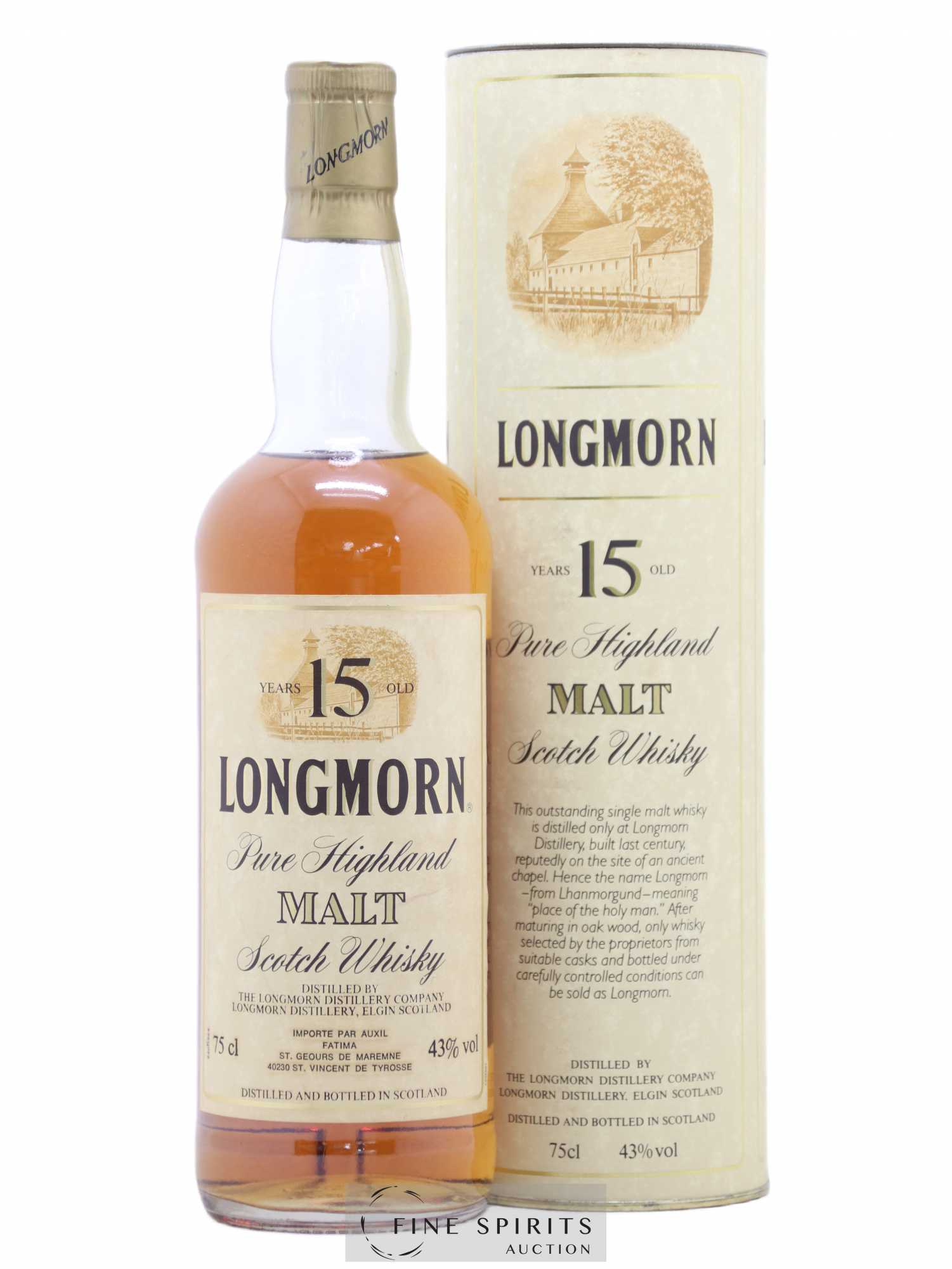 Longmorn 15 years Of. Auxil Import - Lot de 1 bouteille - 0