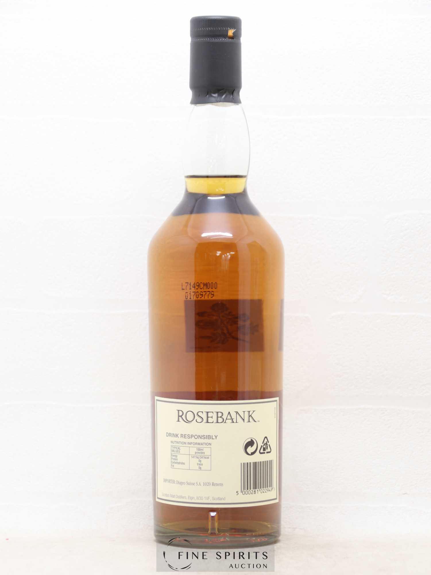 Rosebank 25 years 1981 Of. Triple Distilled - bottled 2007 Diageo Import - Lot de 1 bouteille - 2