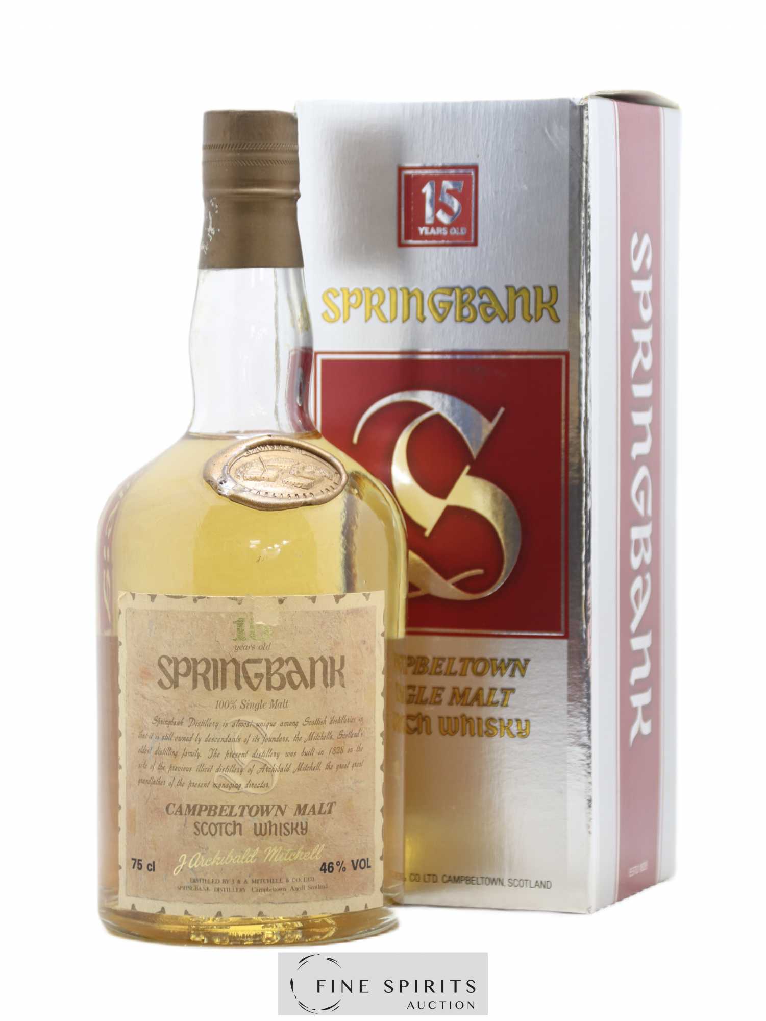 Springbank 15 years Of. Auxil Import - Posten von 1 Flasche - 0
