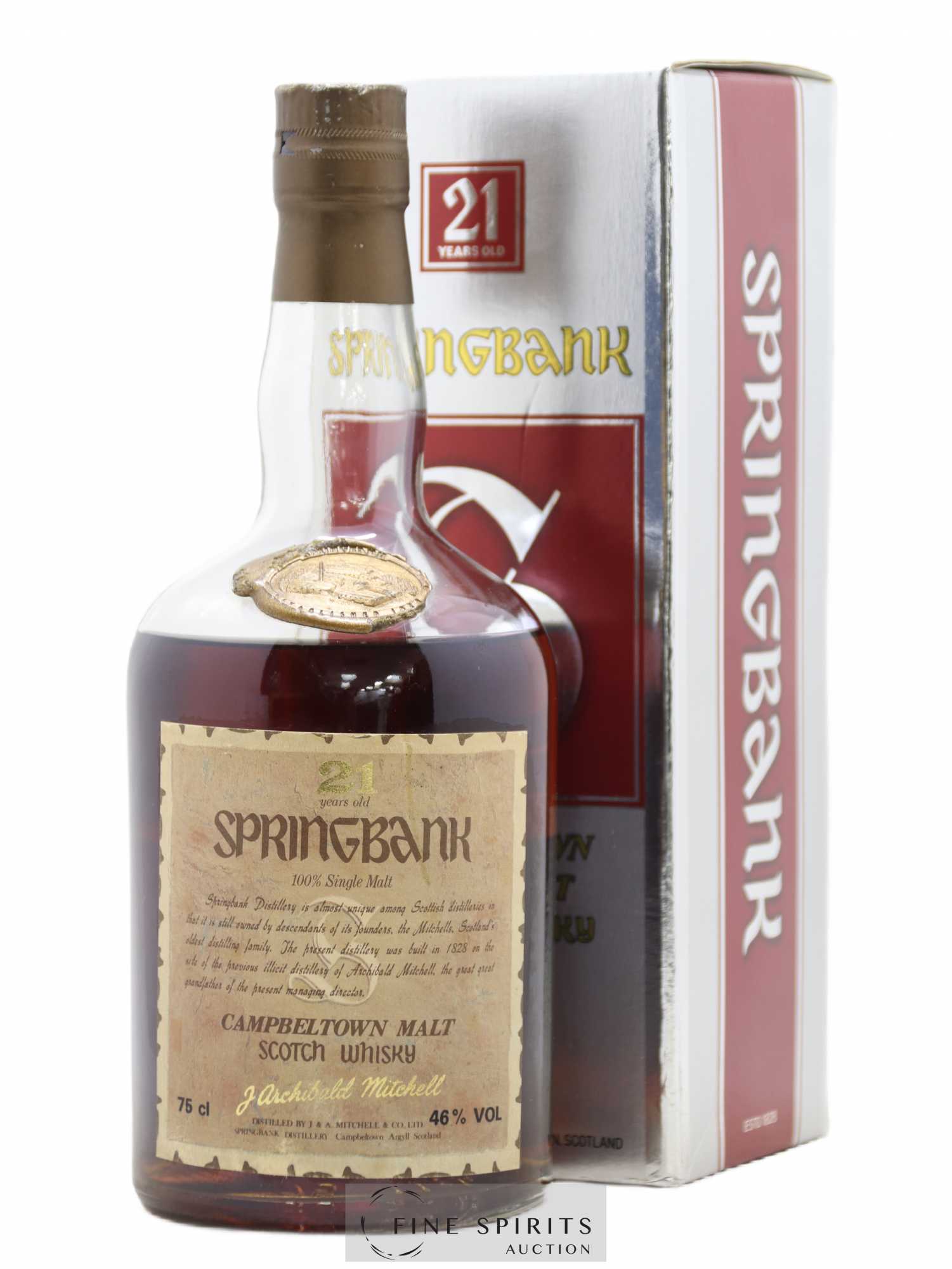 Springbank 21 years Of. Auxil Import - Posten von 1 Flasche - 0