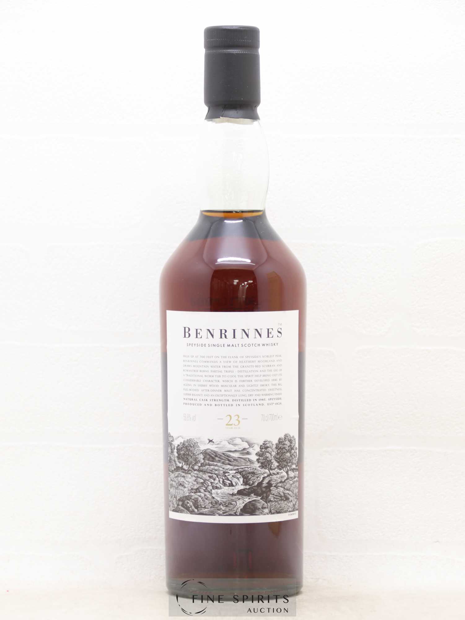Benrinnes 23 years 1985 Of. Sherry Wood 2009 Release - Lot de 1 bouteille - 1