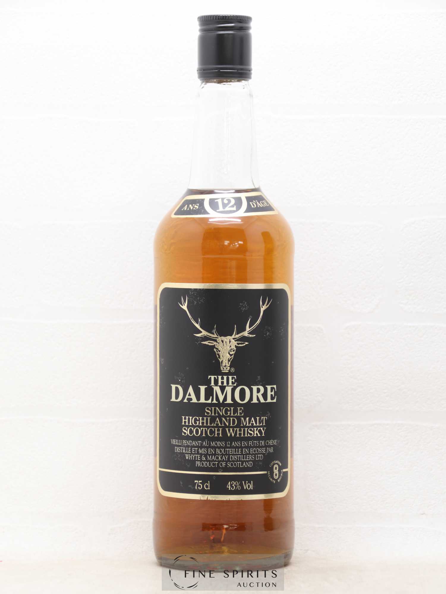 Dalmore 12 years Of. - Posten von 1 Flasche - 1