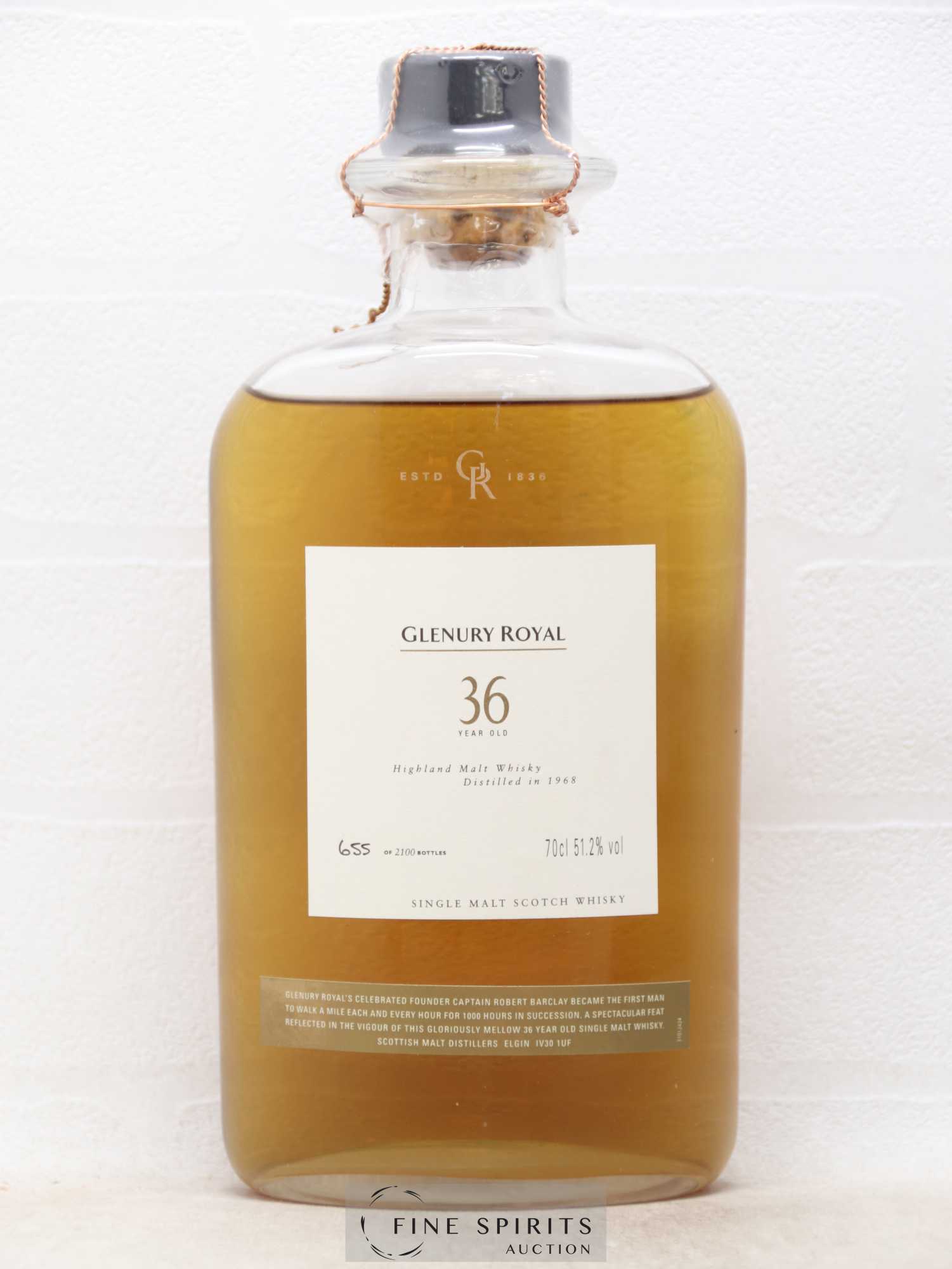 Glenury Royal 36 years 1968 Of. One of 2100 bottles - Lot de 1 bouteille - 1