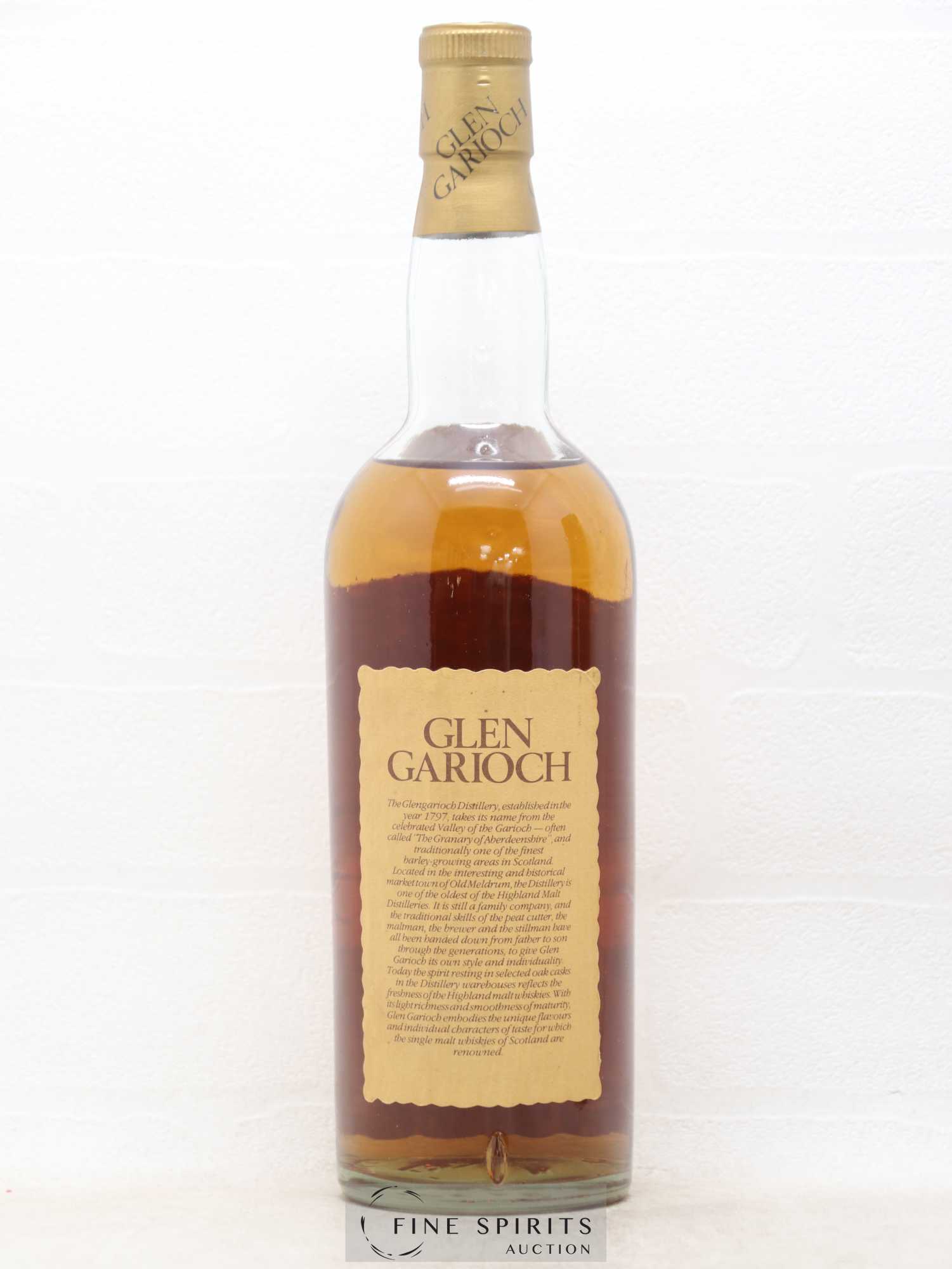 Glen Garioch 10 years Of. Morrison's Glen Garioch Distillery SNPA Import Highland Malt Parchment Label - Lot de 1 bouteille - 2
