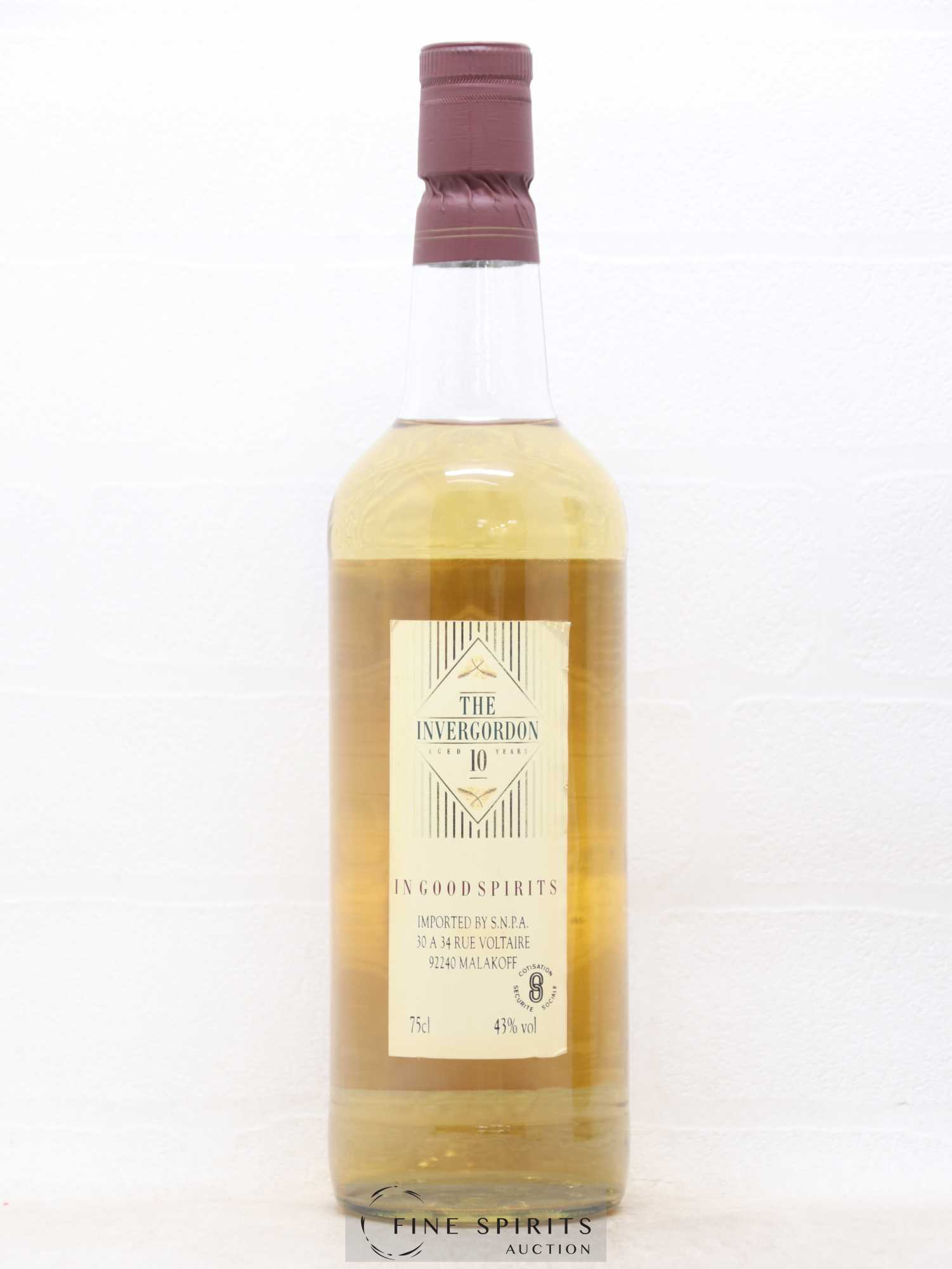 Invergordon 10 years Of. In Good Spirits - Posten von 1 Flasche - 2