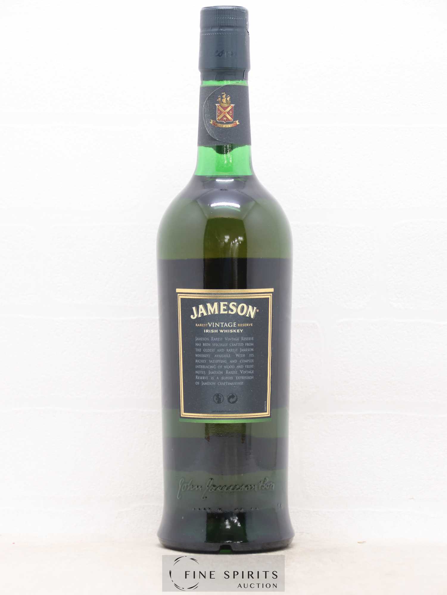Jameson Of. Vintage Triple Distilled - 2007 Edition Rarest Reserve - Posten von 1 Flasche - 1