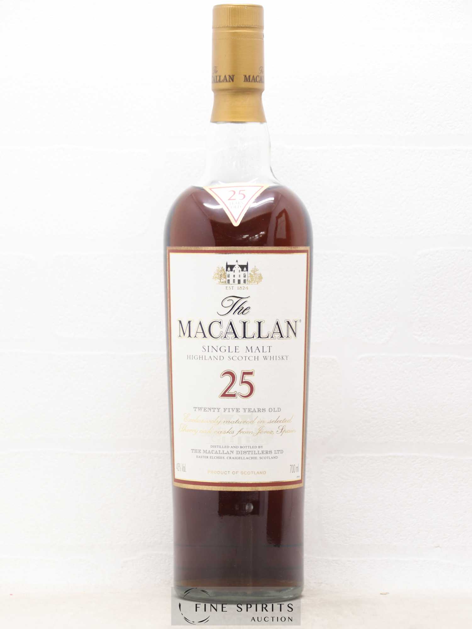 Macallan (The) 25 years Of. Sherry Oak Casks - Lot de 1 bouteille - 1