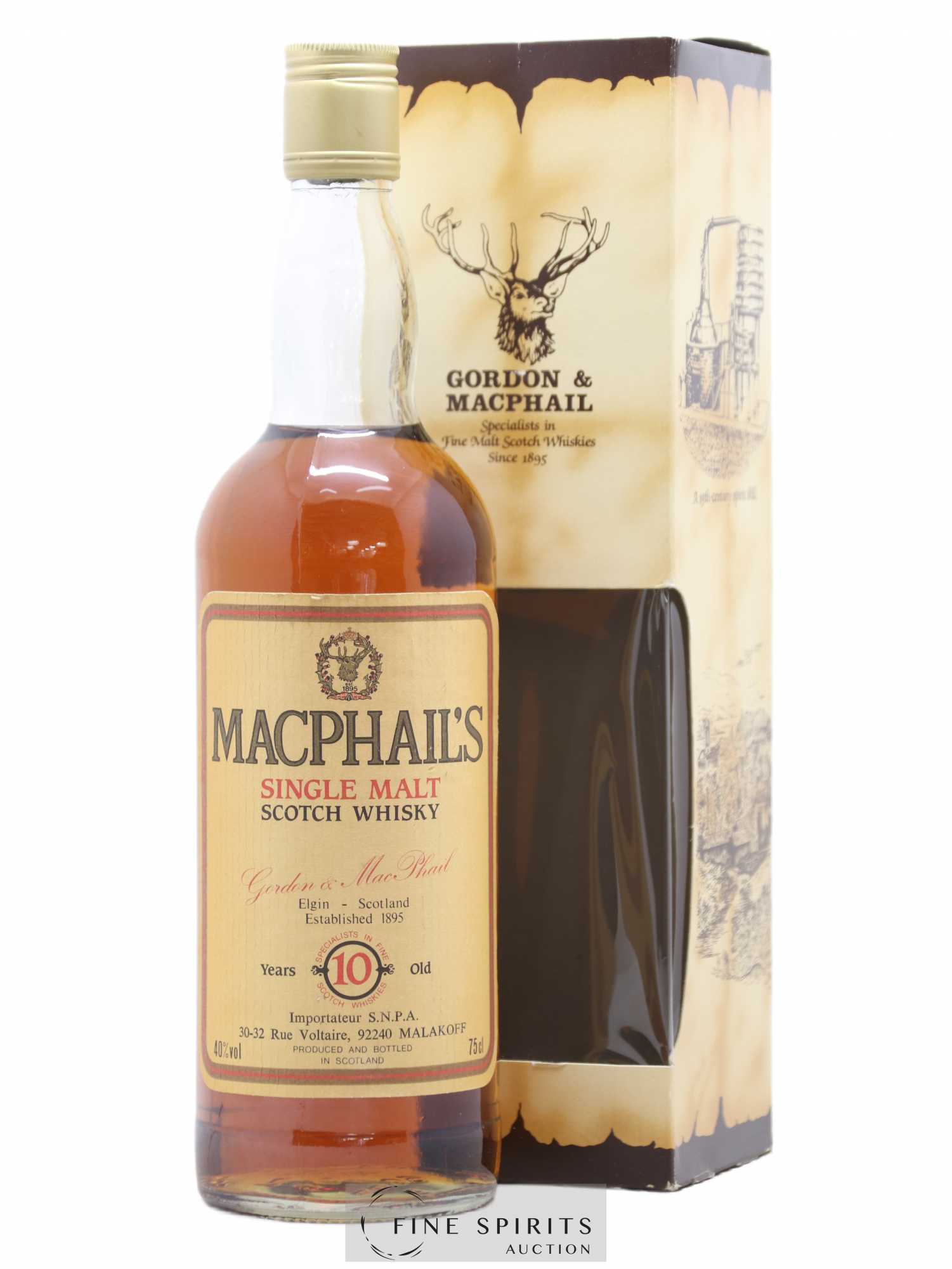 MacPhail's 10 years Gordon & MacPhail SNPA Import - Posten von 1 Flasche - 0