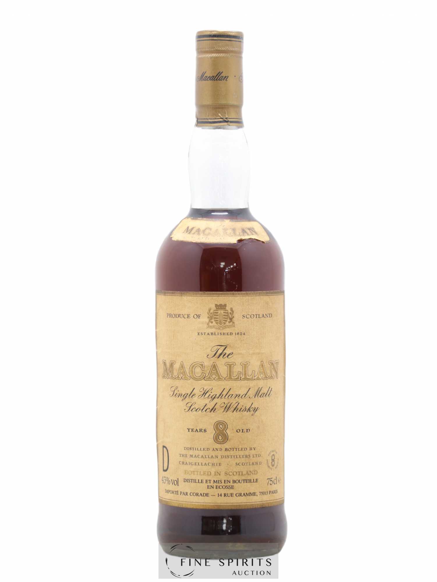 Macallan (The) 8 years Of. Corade Import - Lot de 1 bouteille - 0