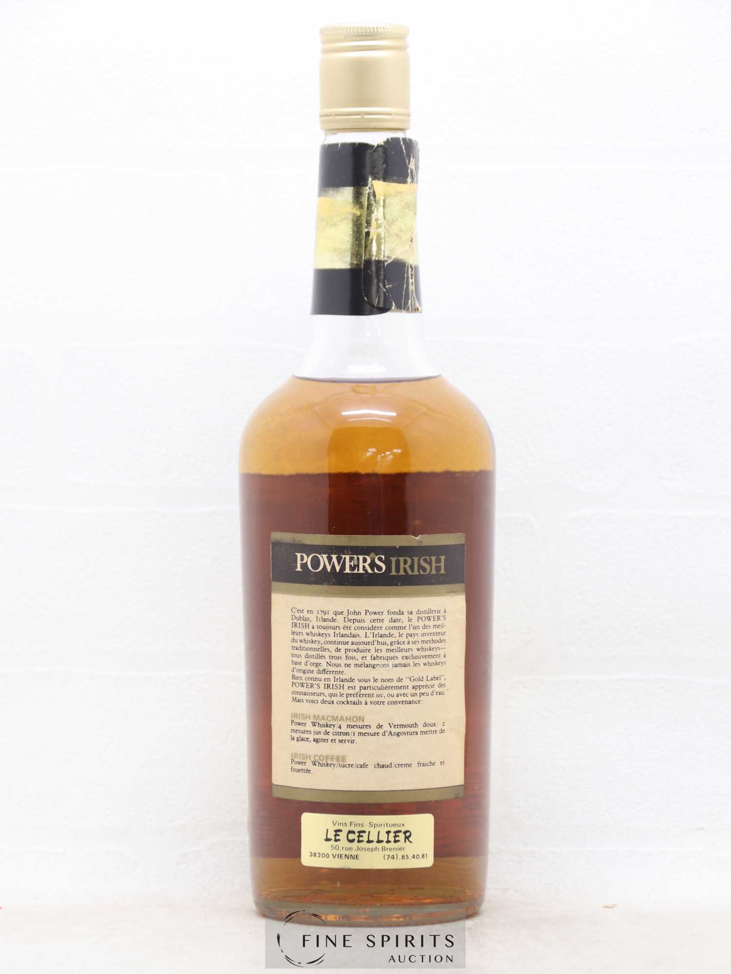 Power's Irish Of. Taittinger Import - Posten von 1 Flasche - 1