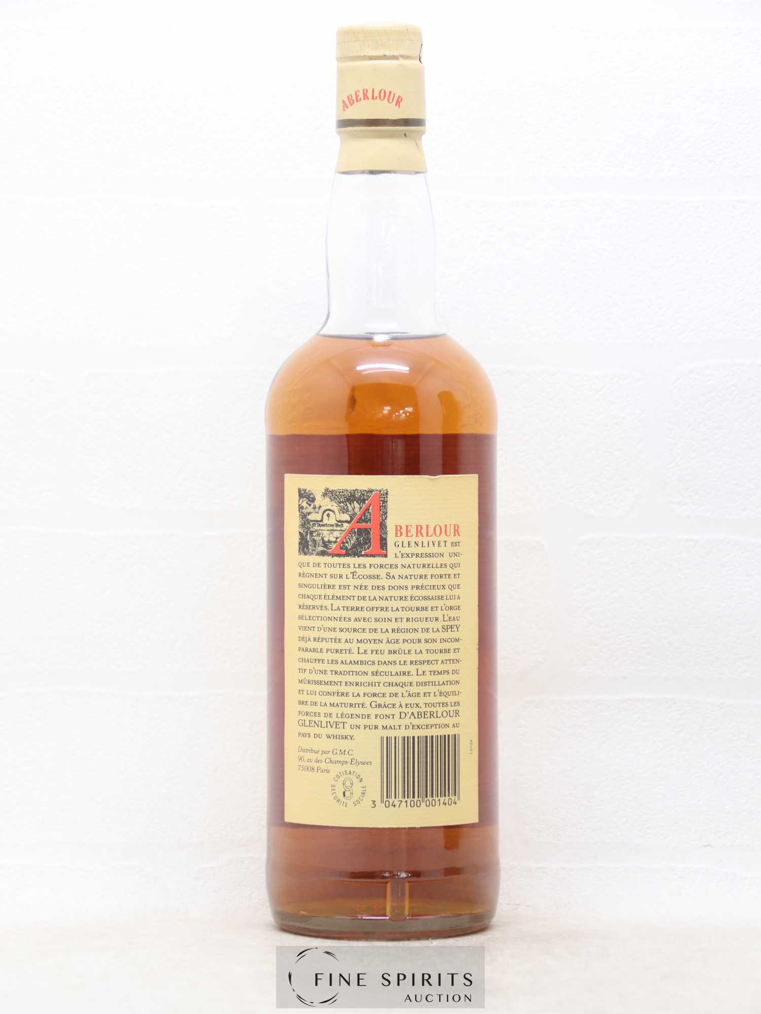 Aberlour-Glenlivet 10 years Of. G.M.C. Import - Lot de 1 bouteille - 2