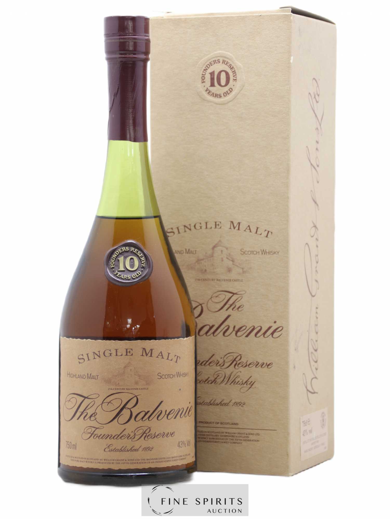Balvenie (The) 10 years Of. Founder's Reserve Marie Brizard Import - Lot de 1 bouteille - 0