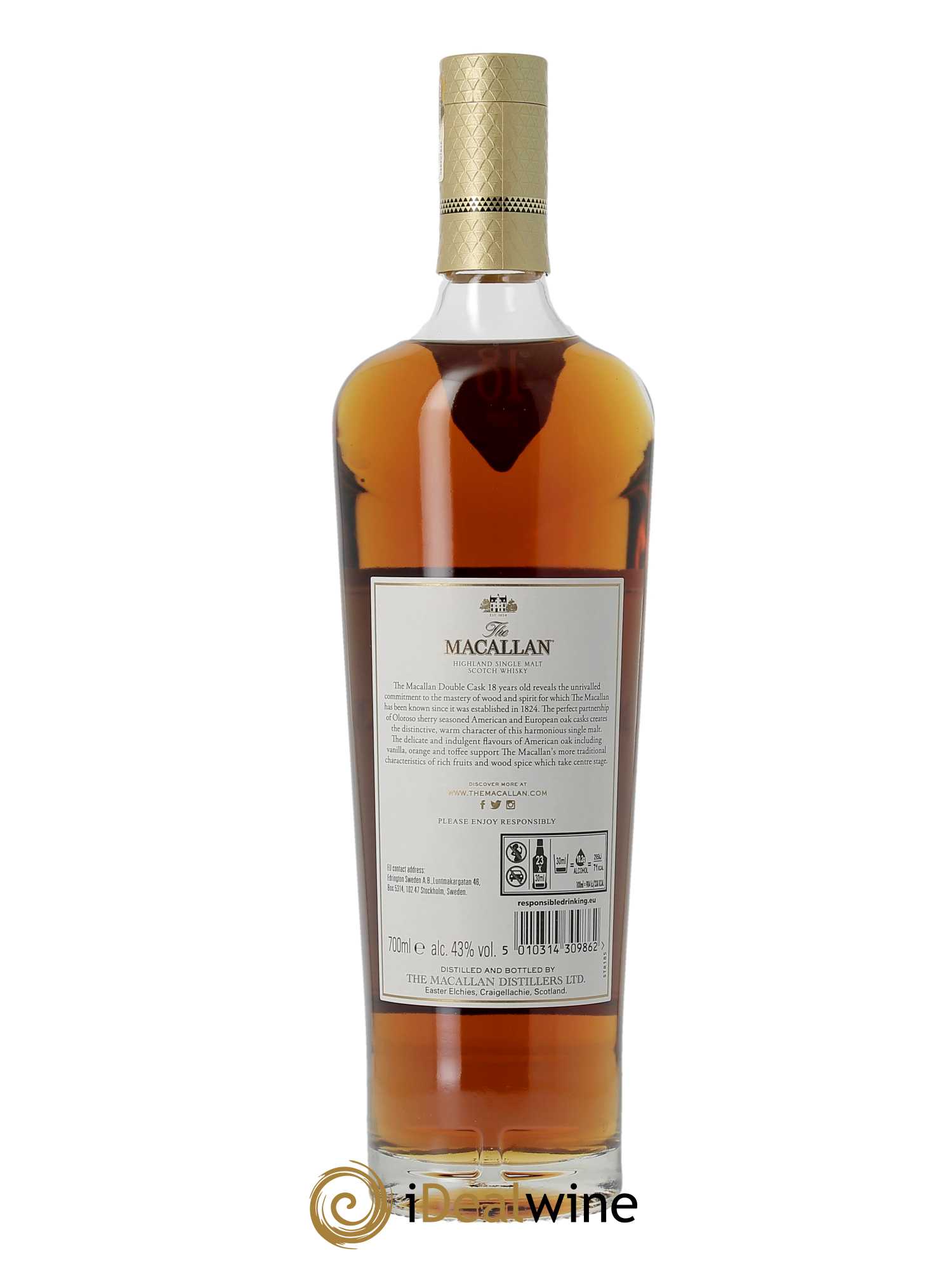 Whisky Macallan (The) 18 years Double Cask  - Lot of 1 bottle - 2