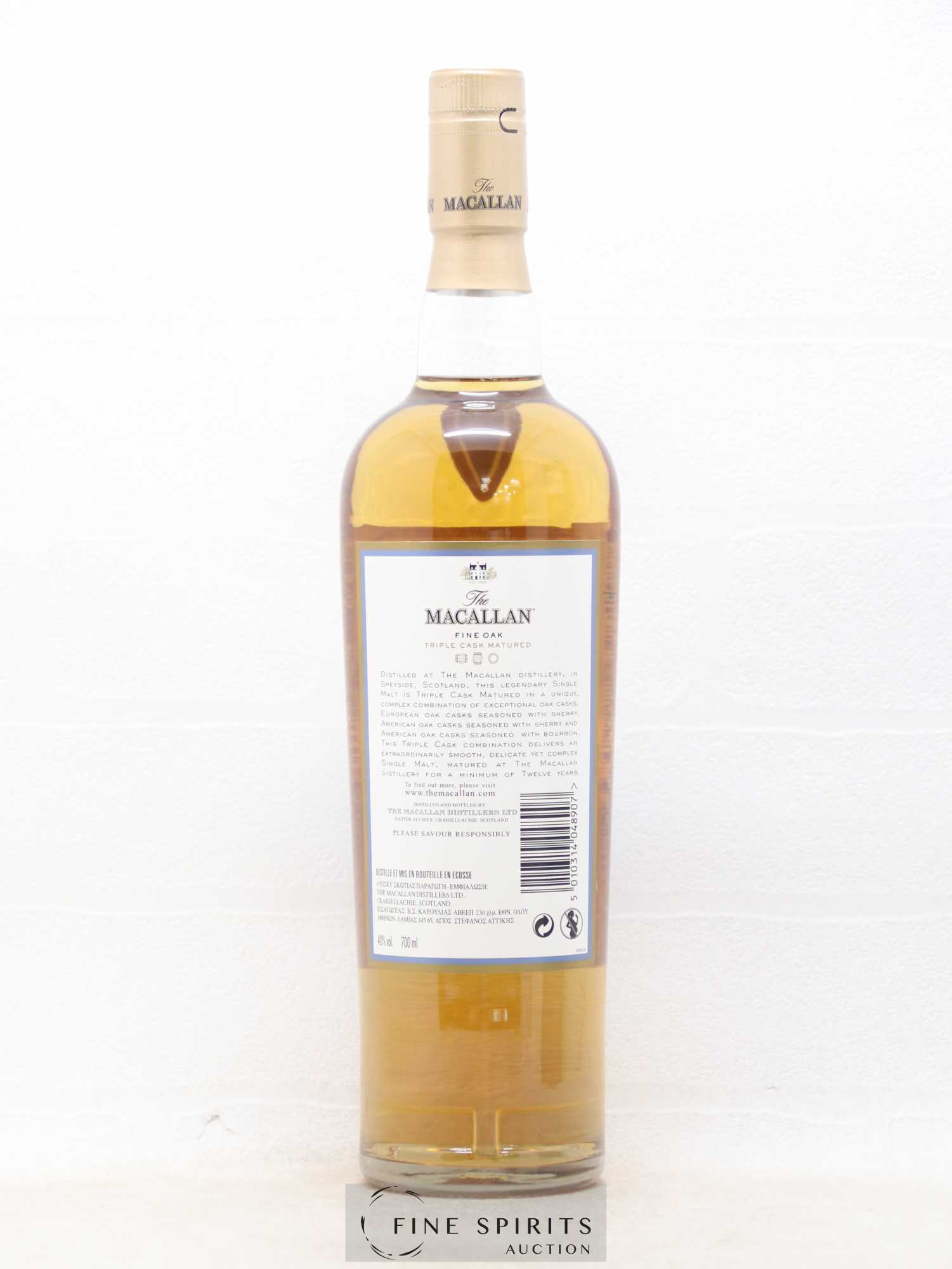 Macallan (The) 12 years Of. Fine Oak Triple Cask Matured - Lot de 1 bouteille - 2