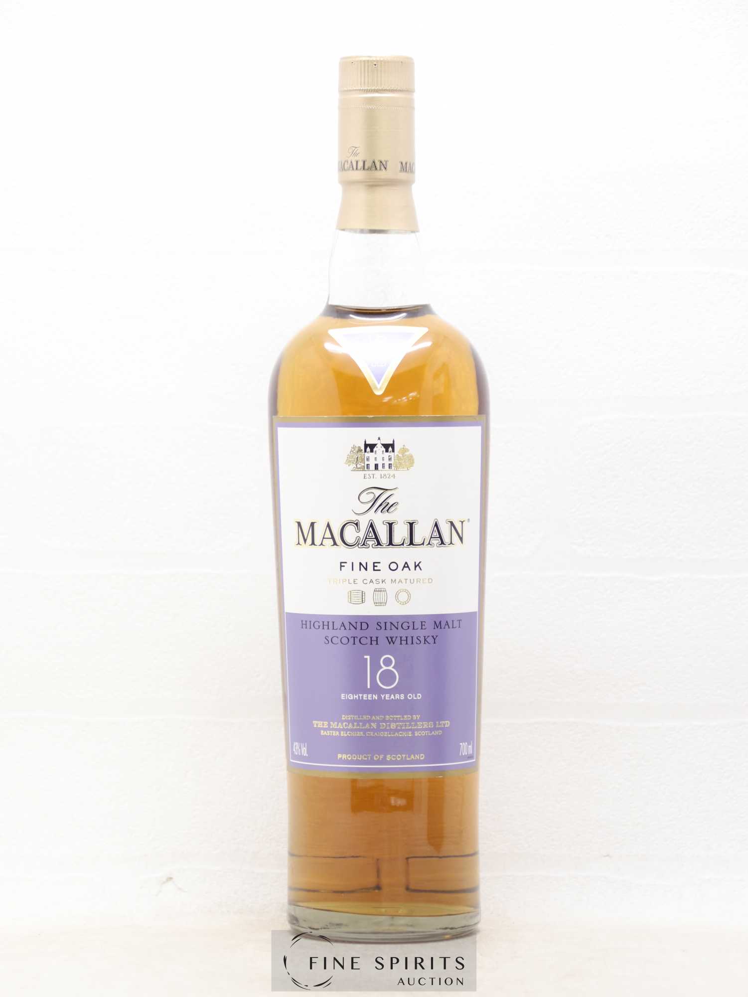 Macallan (The) 18 years Of. Fine Oak Triple Cask Matured - Lot de 1 bouteille - 1