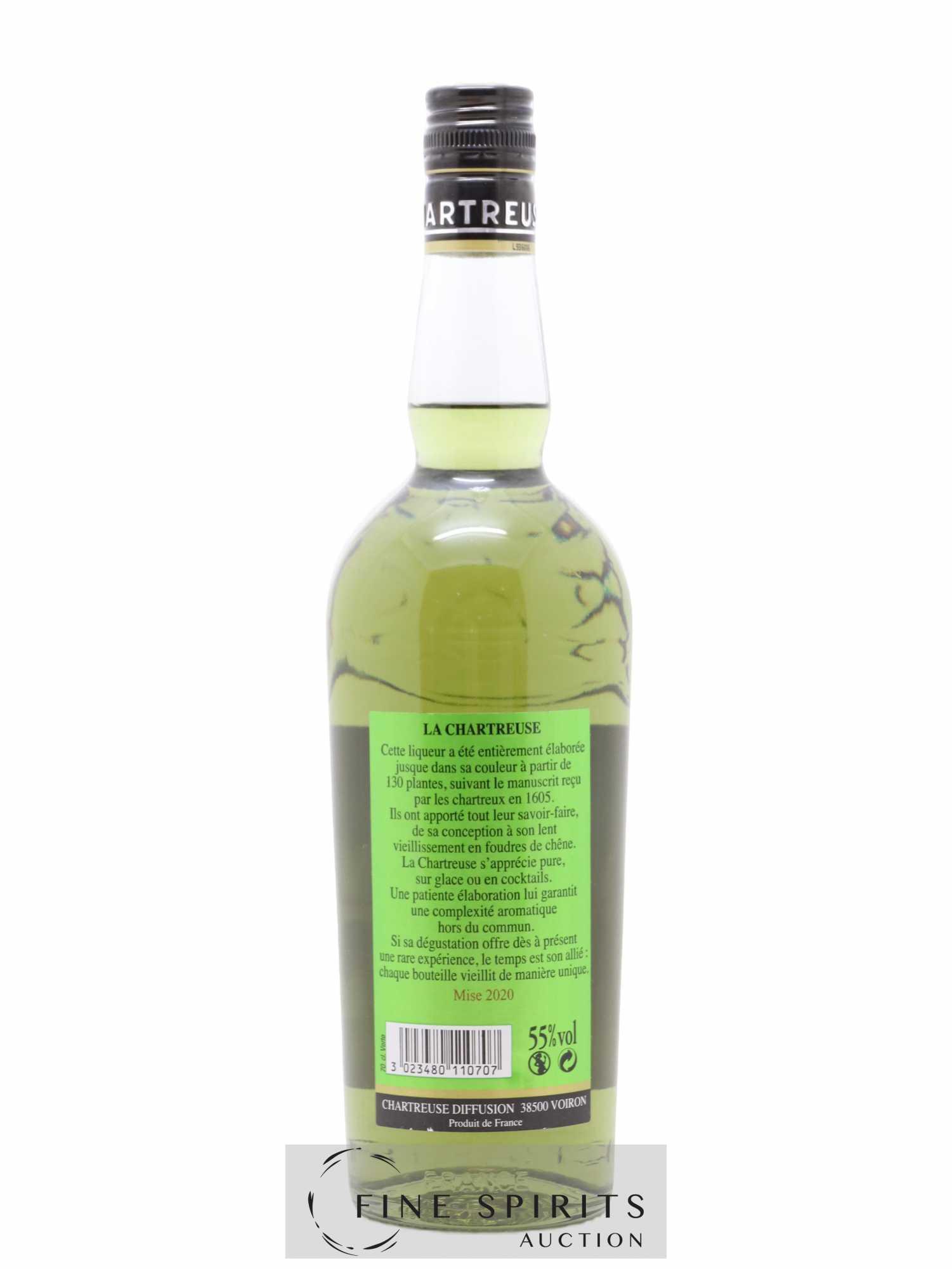 Chartreuse Of. Verte Mise 2020 - Lot de 1 bouteille - 1