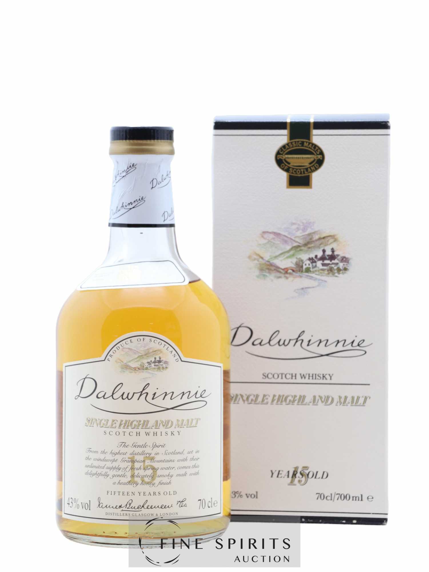 Dalwhinnie 15 years Of. - Lot de 1 bouteille - 0