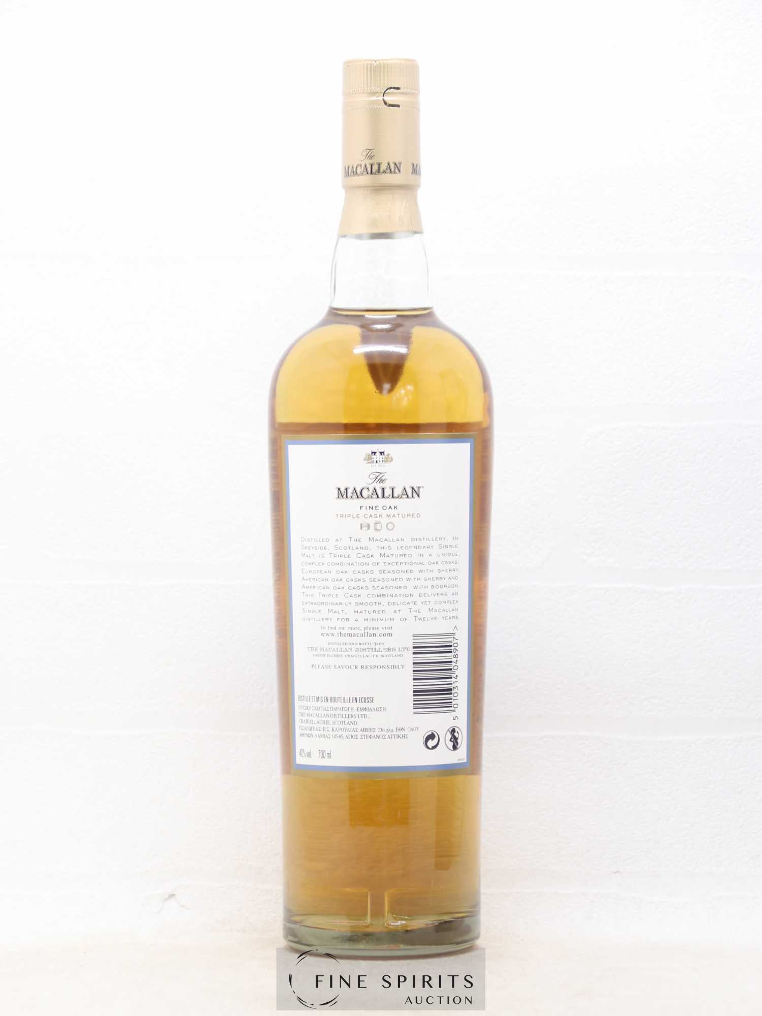 Macallan (The) 12 years Of. Fine Oak Triple Cask Matured - Lot de 1 bouteille - 2