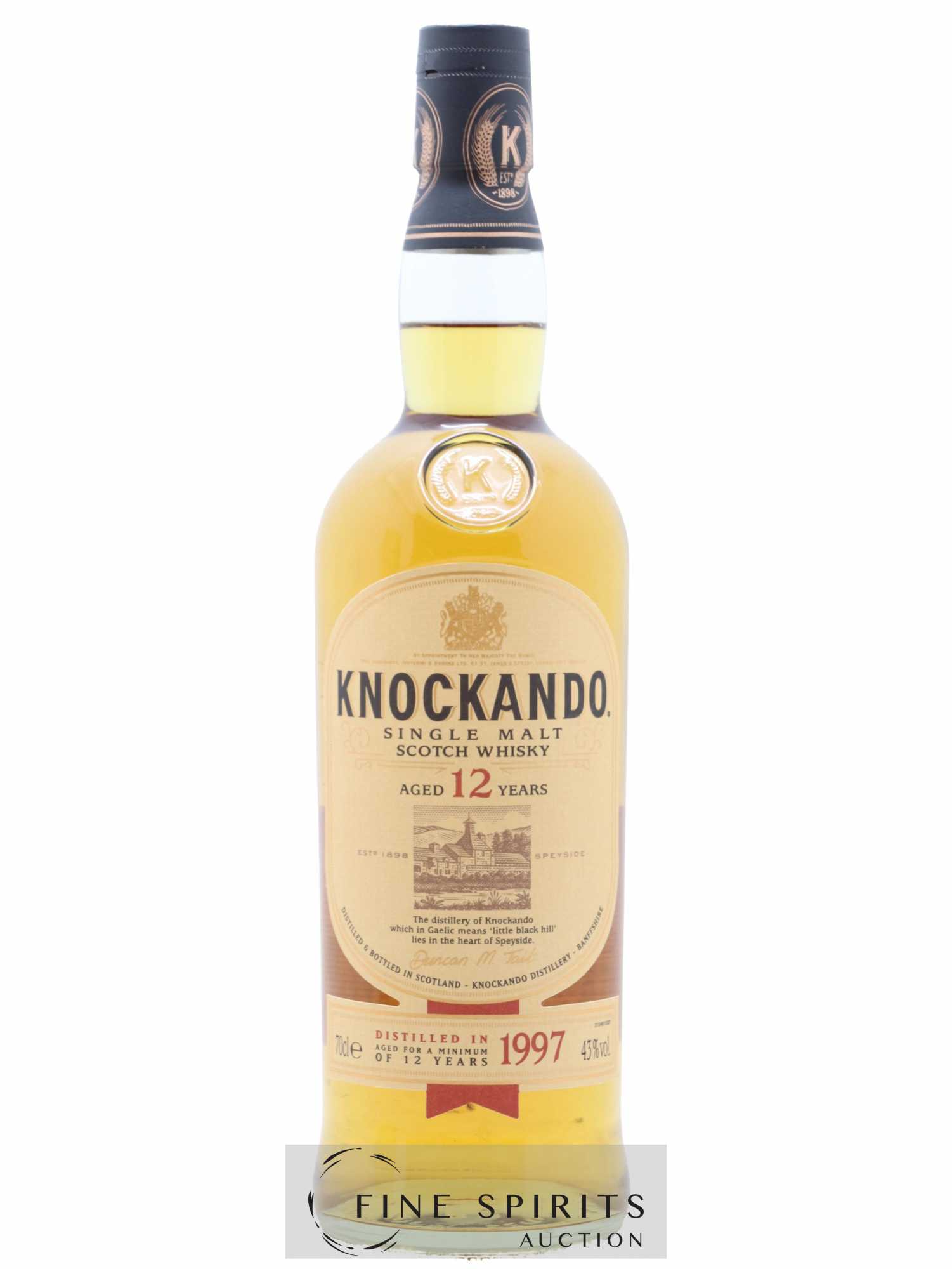 Knockando 12 years 1997 Of. - Posten von 1 Flasche - 1